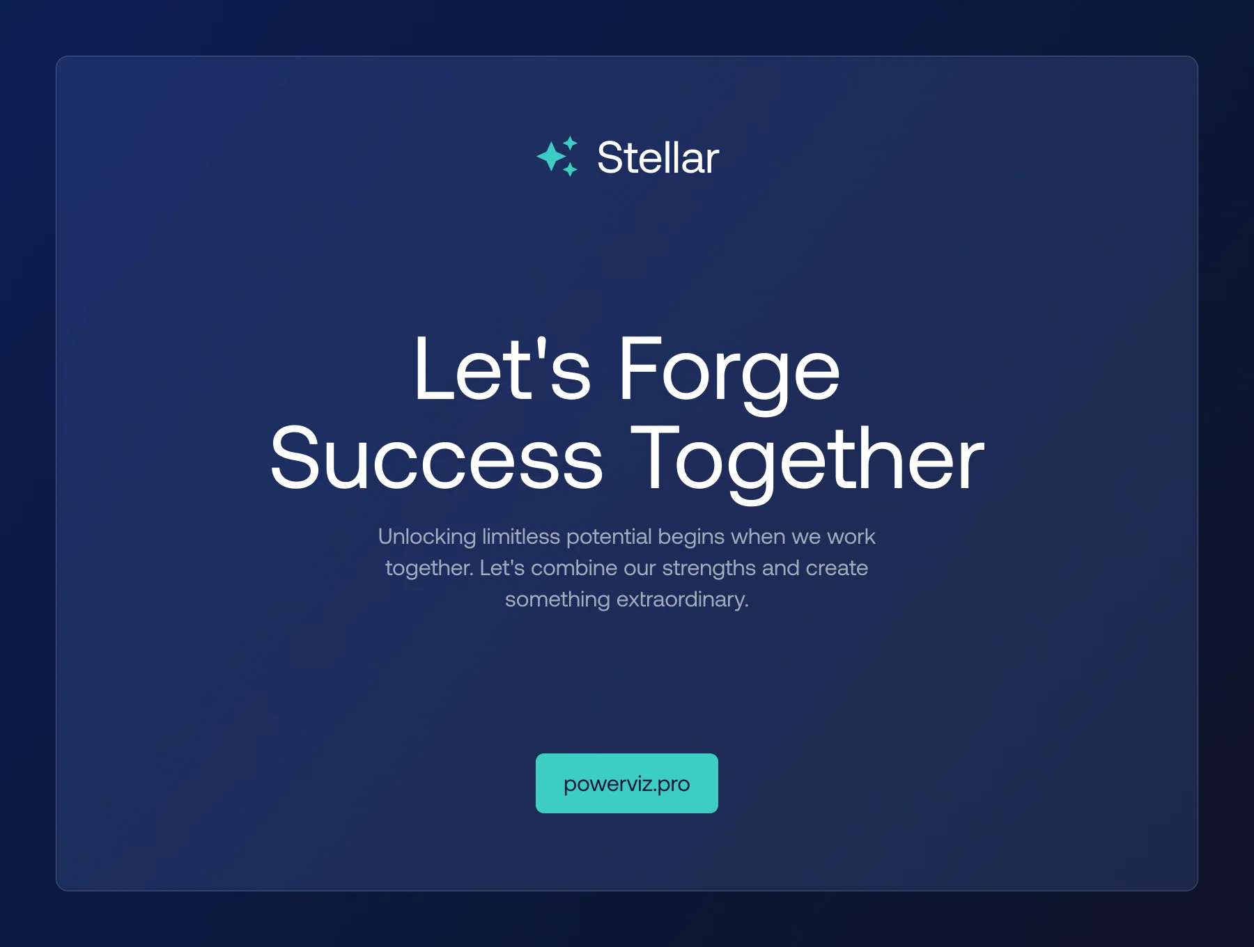 Business Presentation Template — Stellar 4