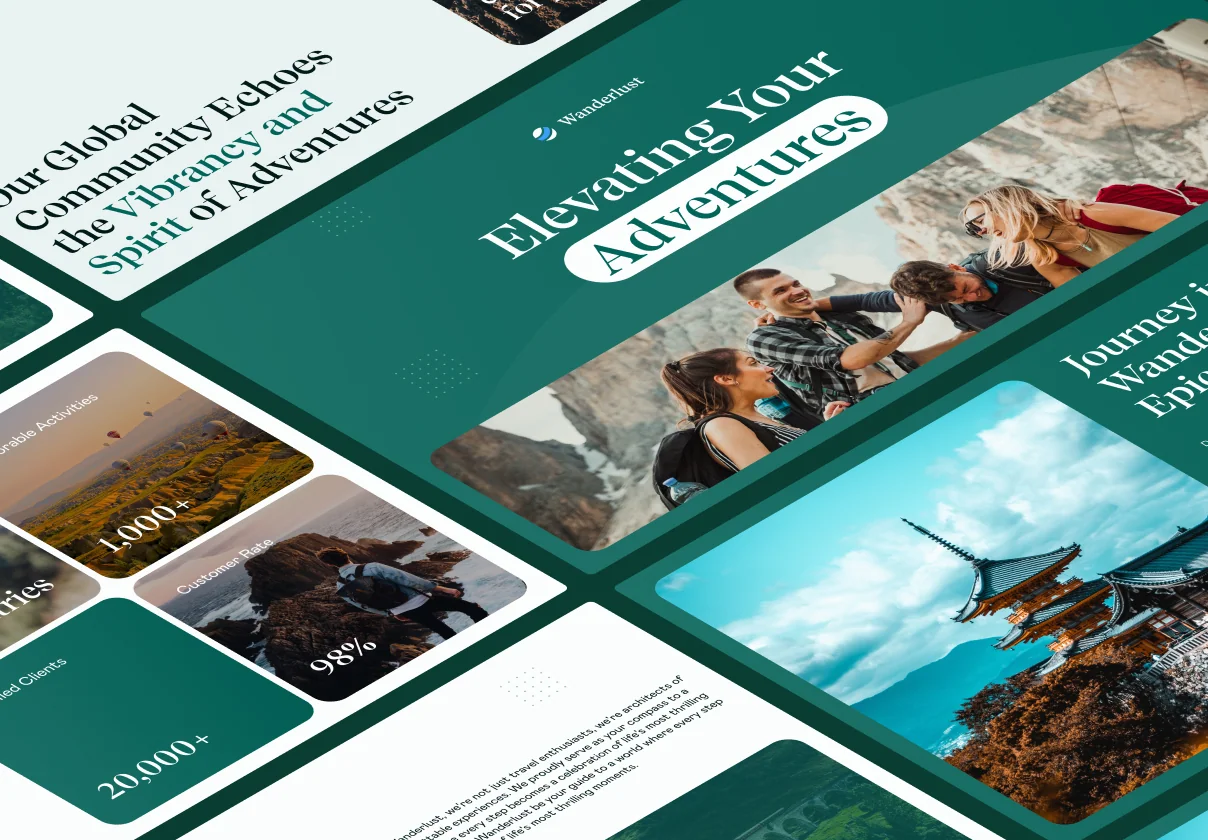 Business Presentation Template — Wanderlust