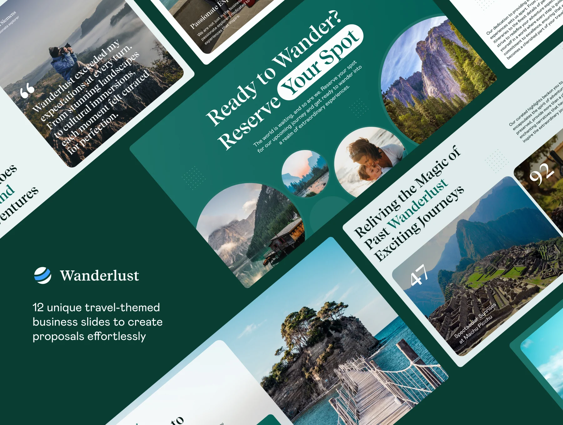 Business Presentation Template — Wanderlust 2