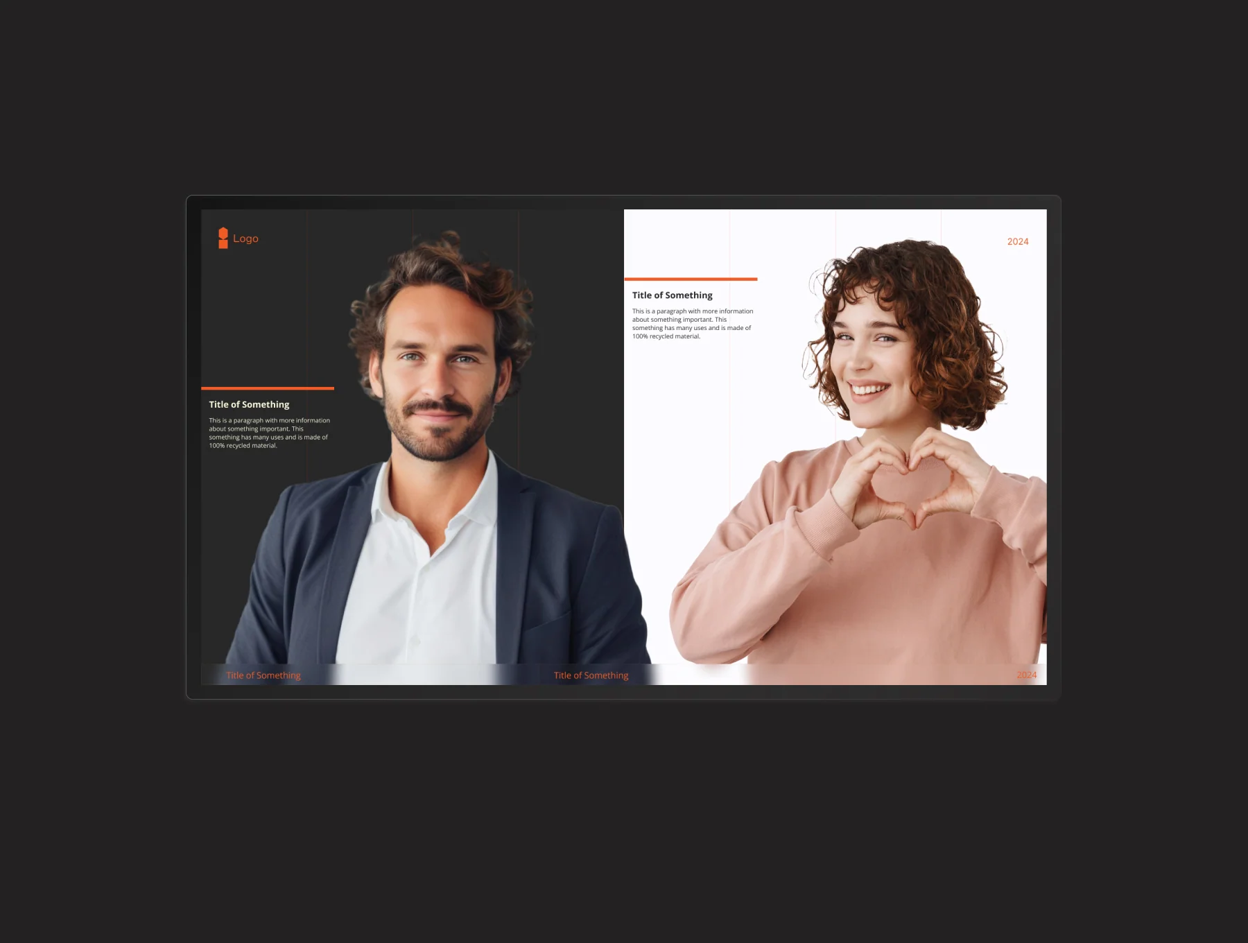 Business  presentation template 14