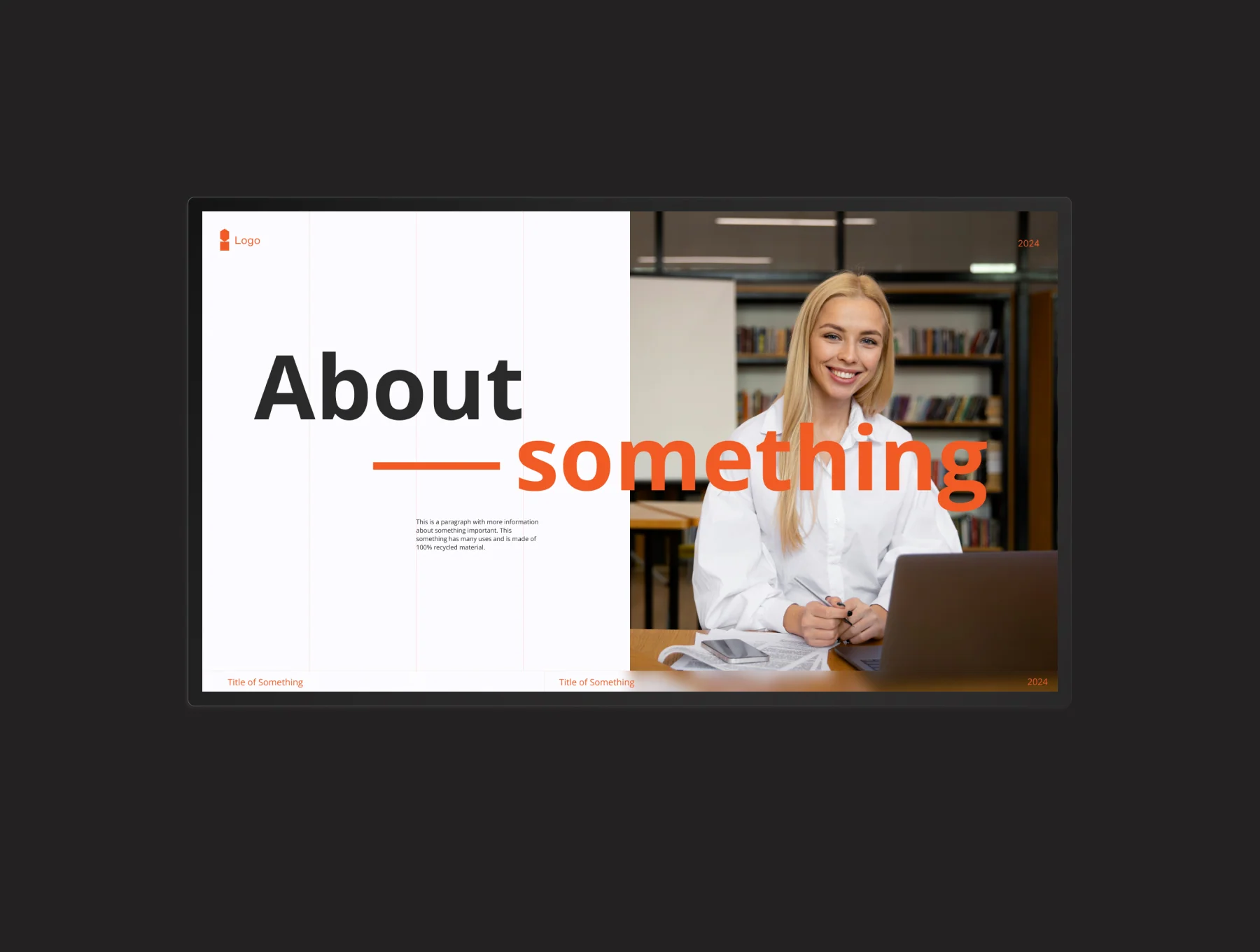 Business  presentation template 16