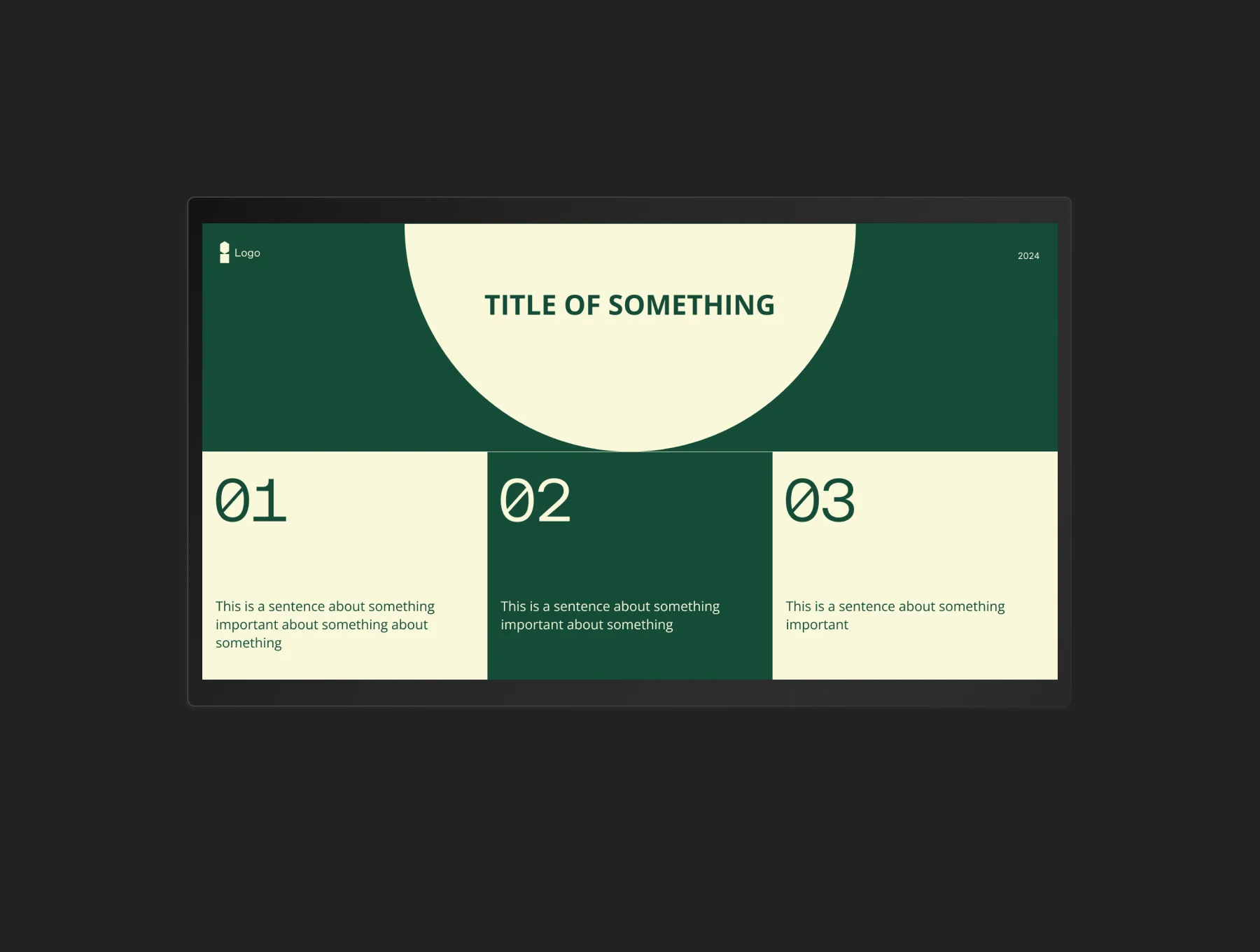 Business  presentation template 5