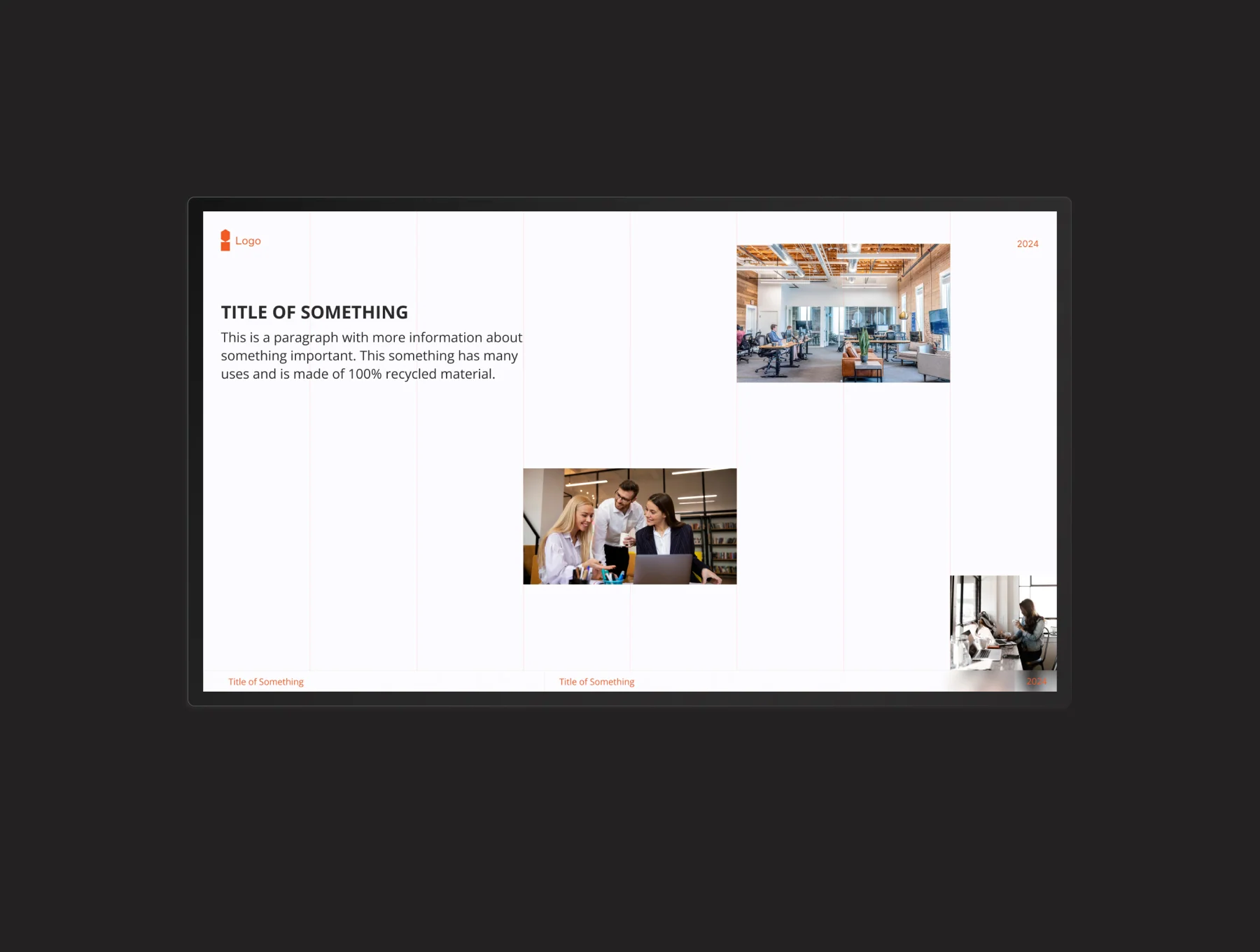 Business  presentation template 8