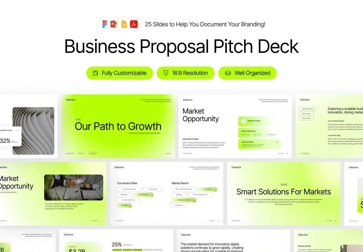 Business Proposal Pitch Deck Template