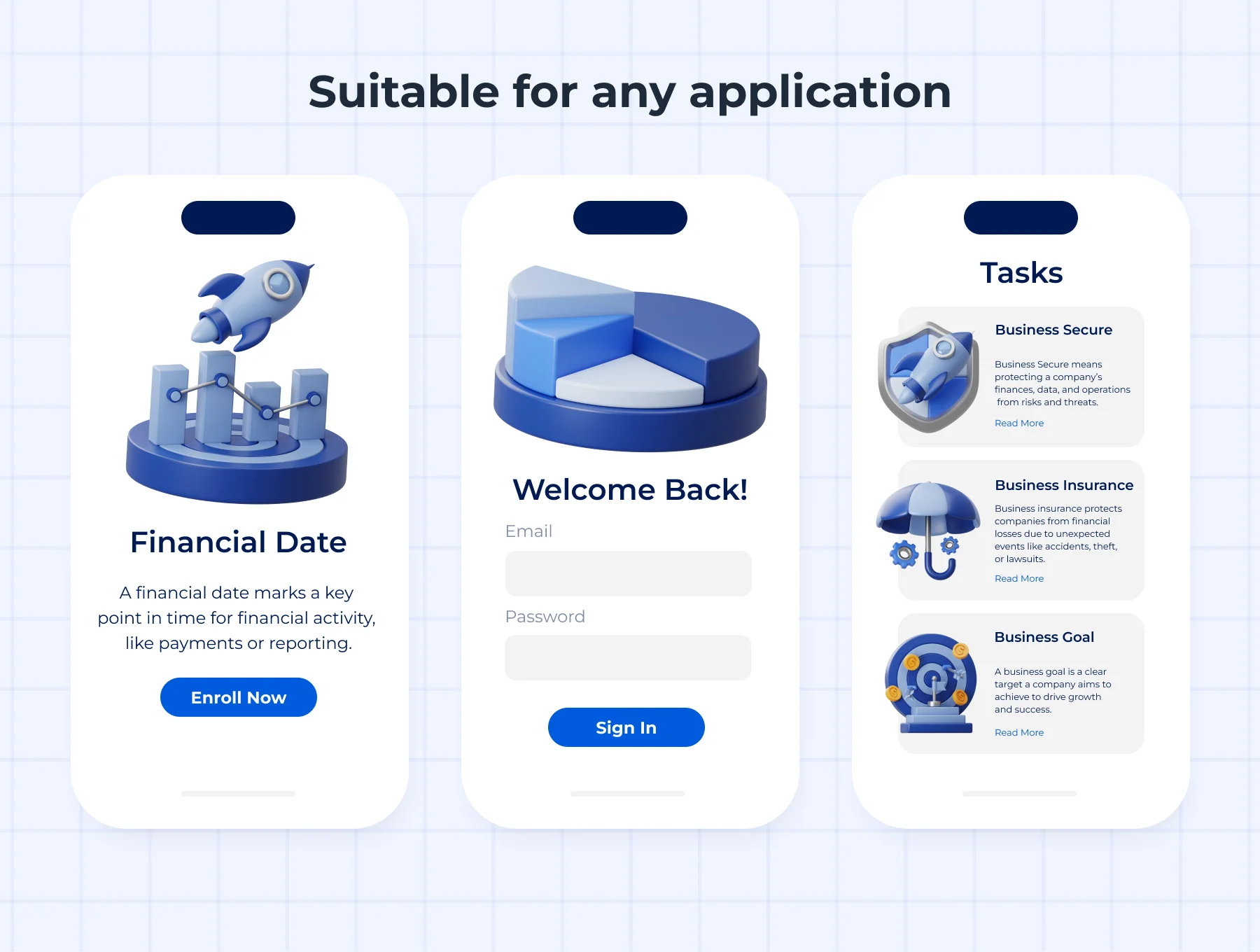 Business Startup 3D Icons 4