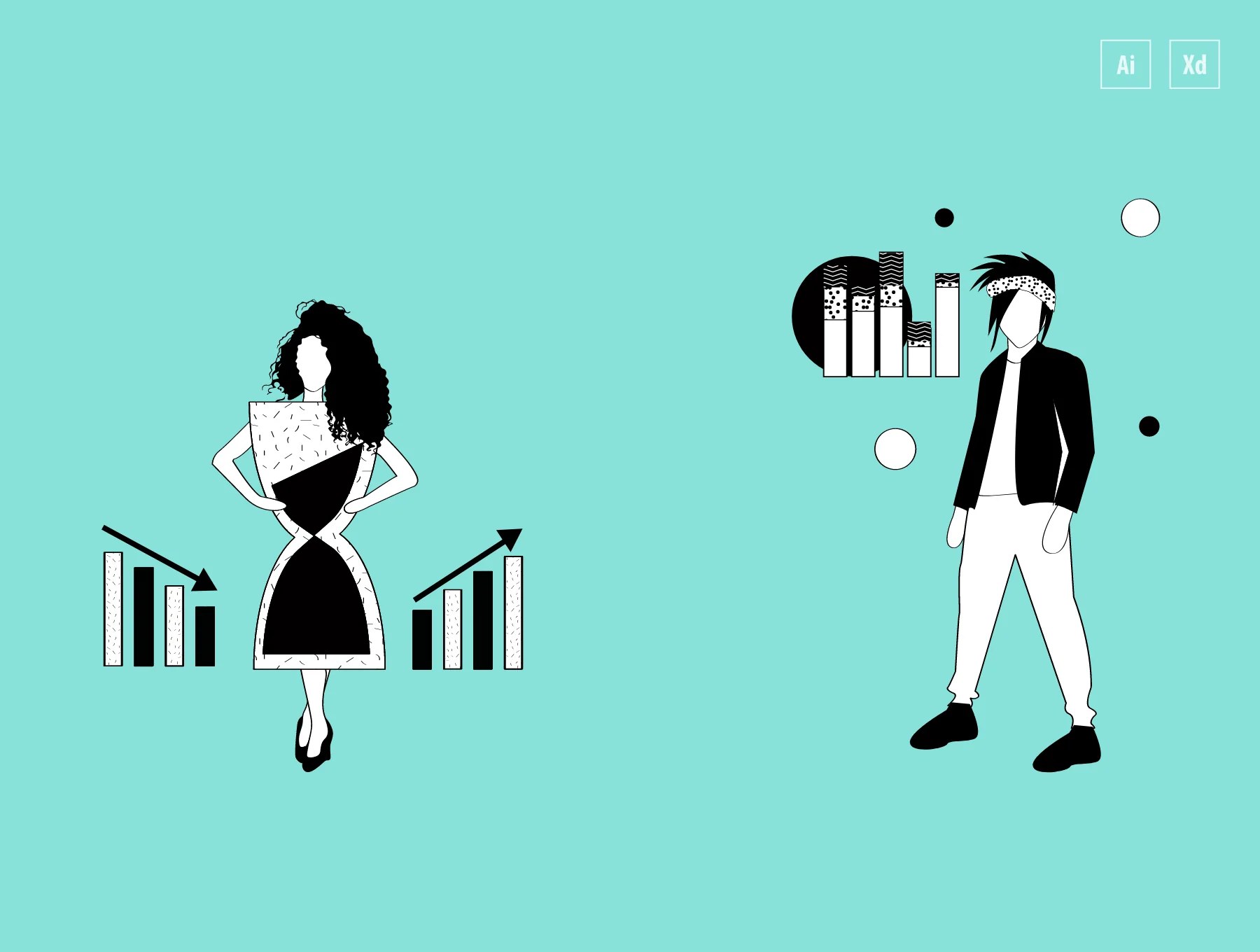 Business & Startup Vector Illustrations 2