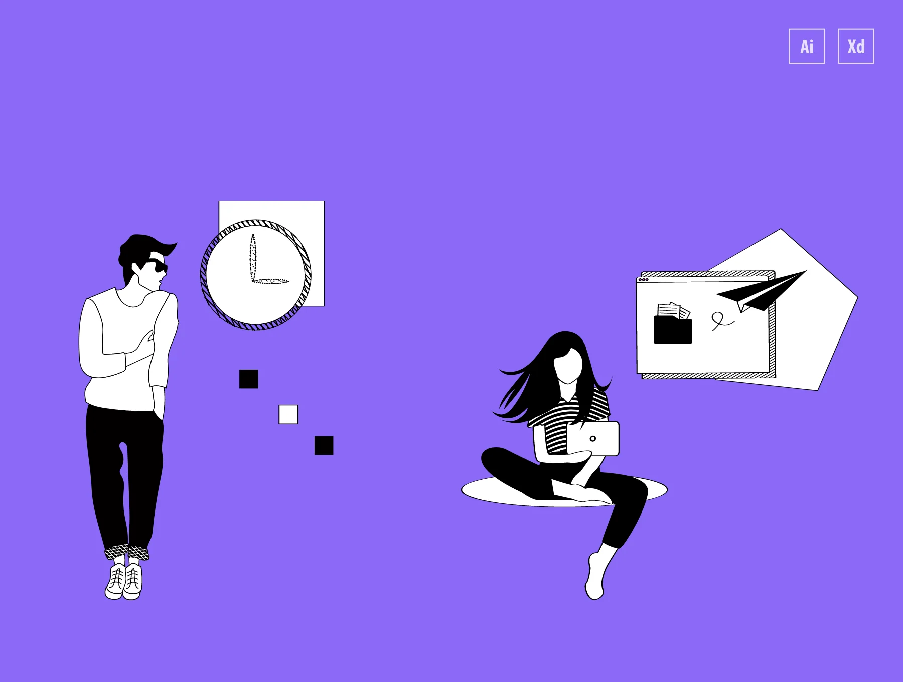 Business & Startup Vector Illustrations 3