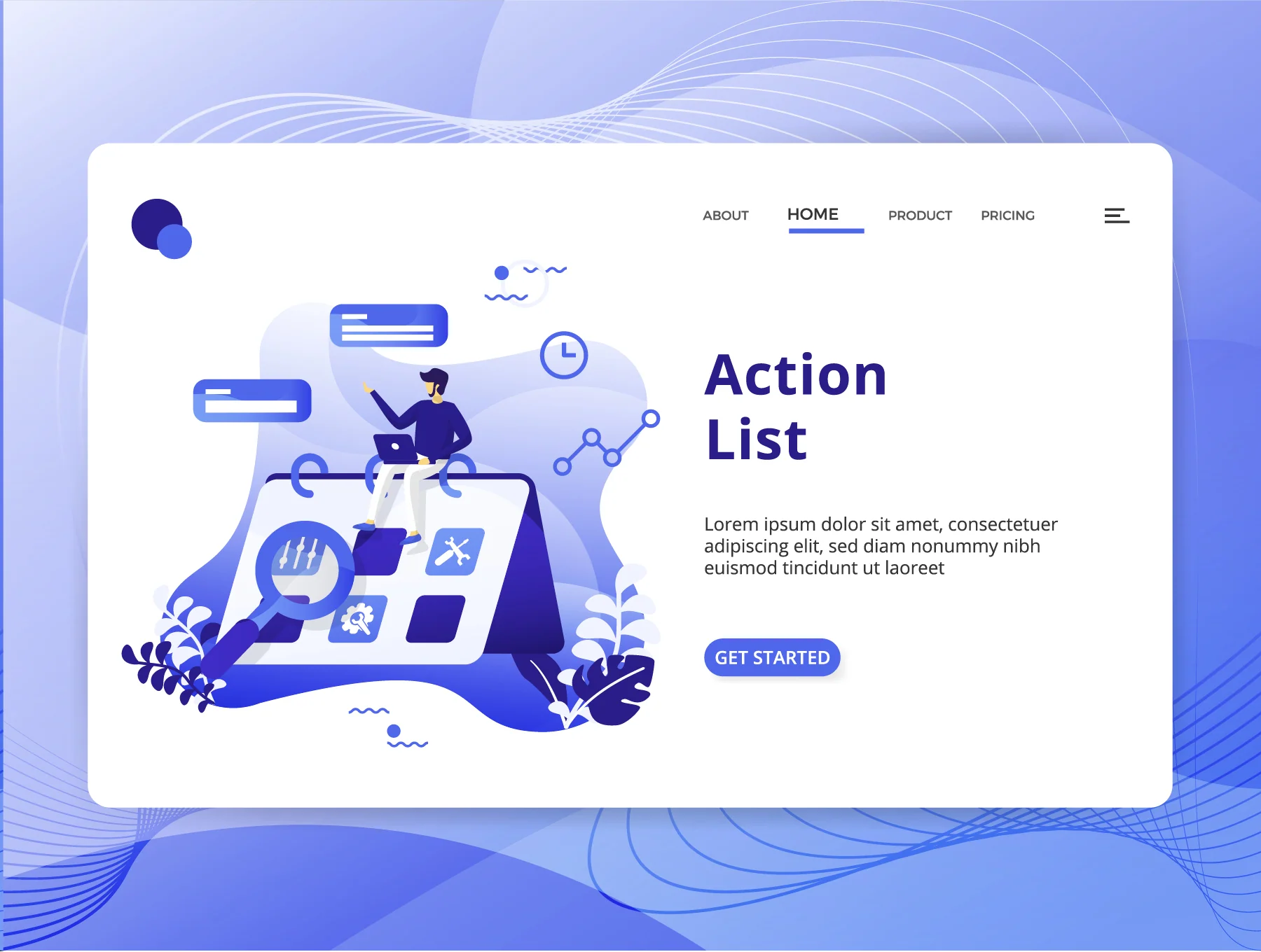 Business Strategy set Illustration