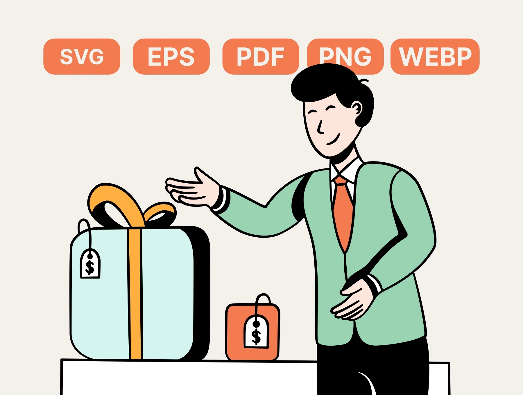 Busy Office Illustrations 3