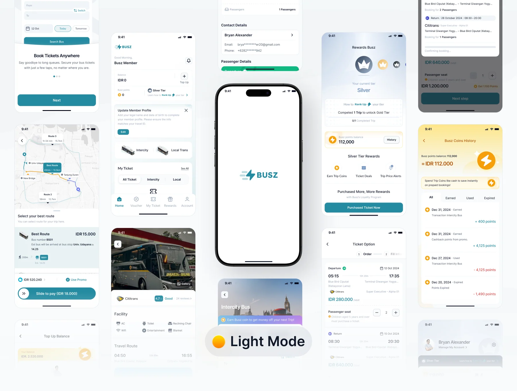 Busz - Bus Ticket Booking Mobile App UI KIT 5
