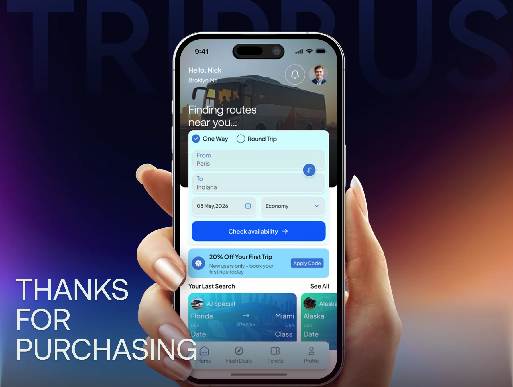 Busza-Bus Ticket Booking Mobile App Figma Ui Kit 6