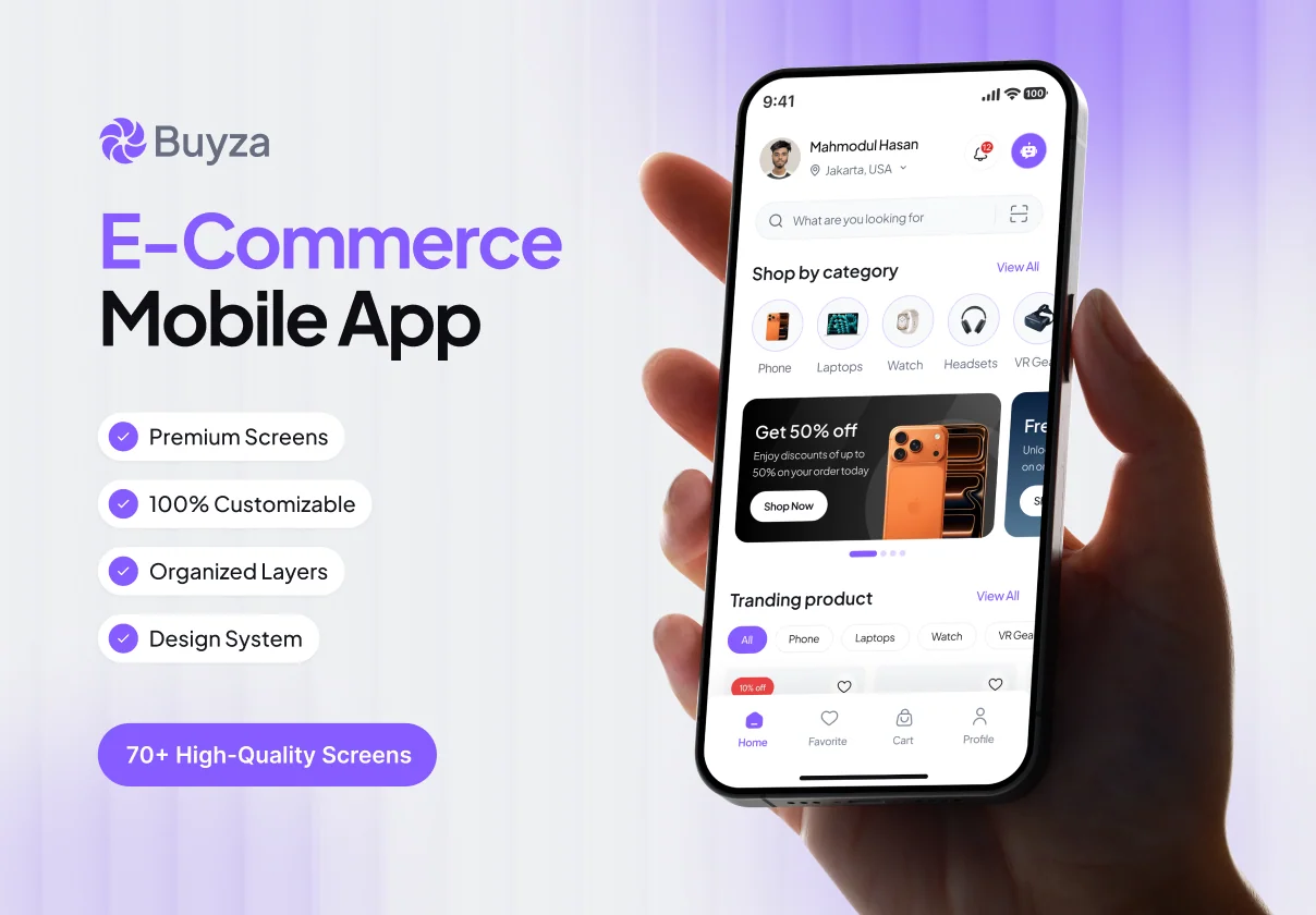 Buyza - E-Commerce Mobile App