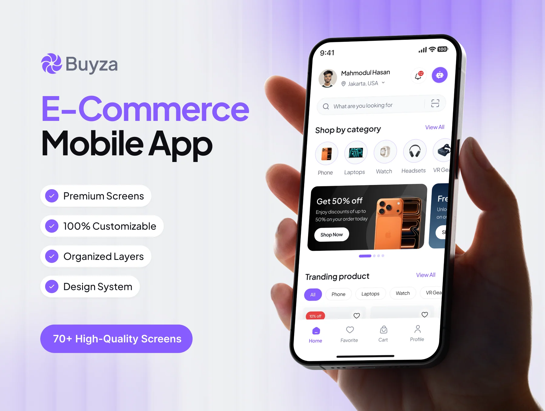 Buyza - E-Commerce Mobile App