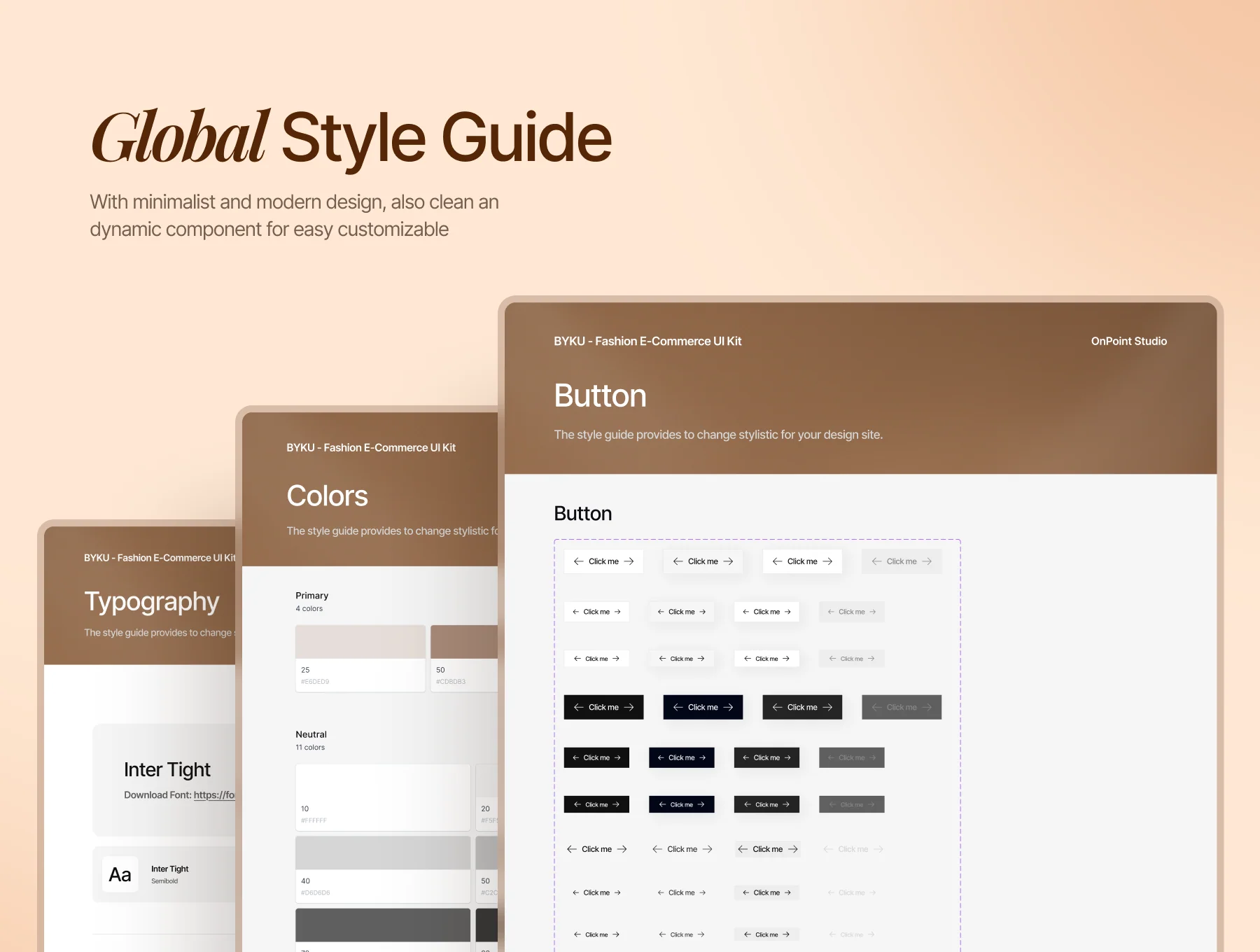Byku - Fashion E-Commerce UI Kit Template 2