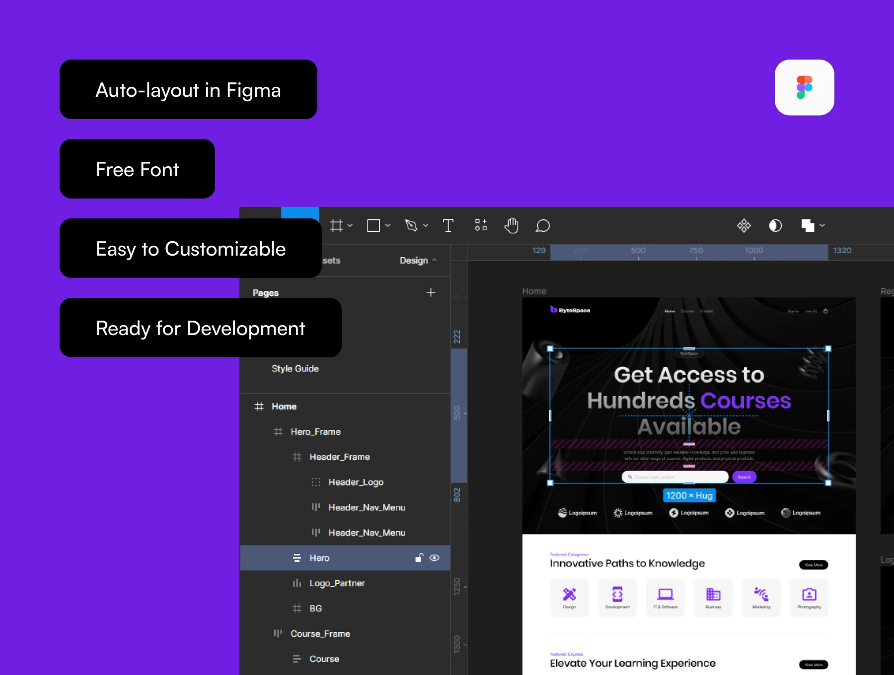 Bytespace - Online Course Web Template and UI Kit Design 5