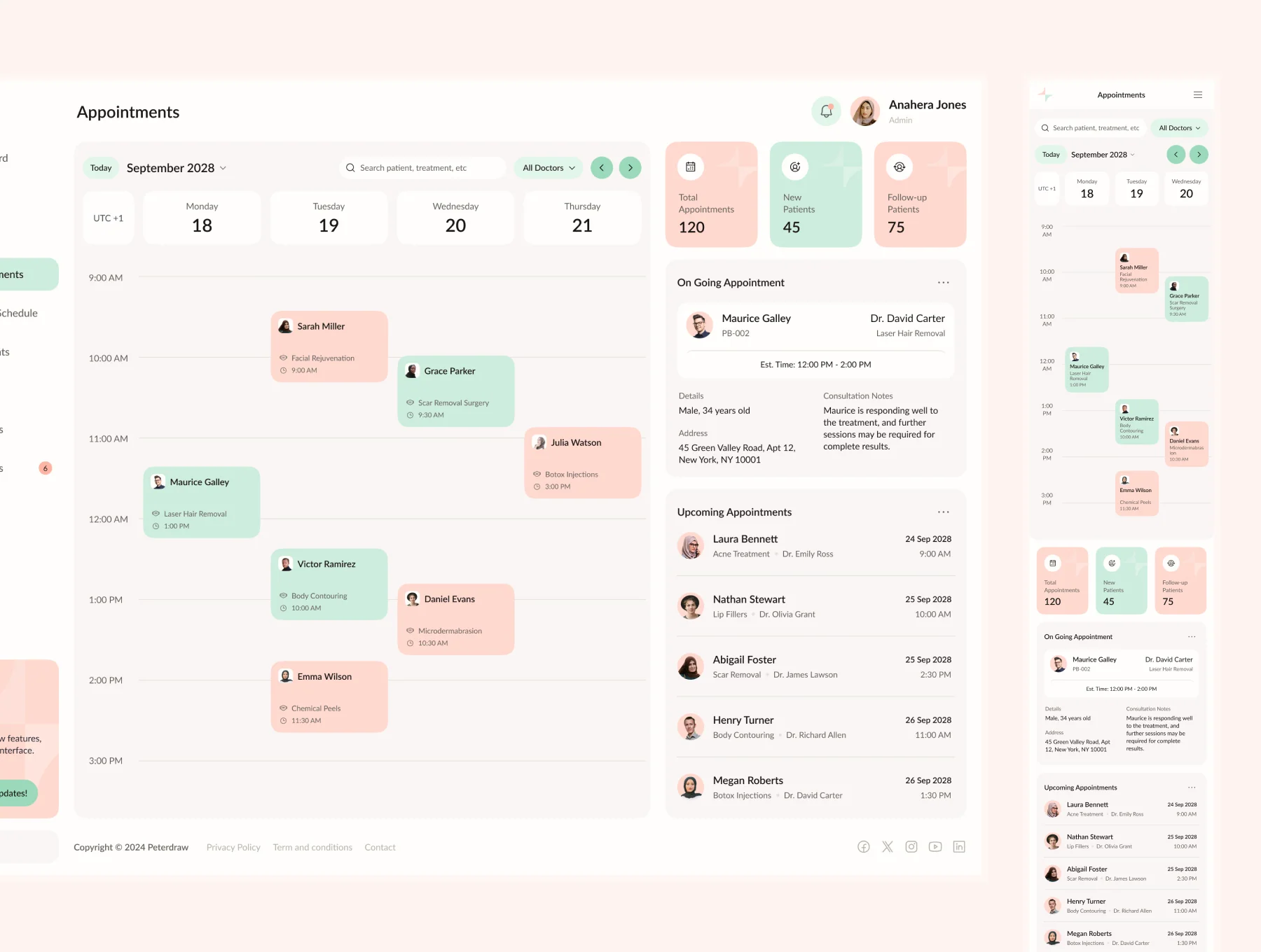 Byutie - Beauty Clinic Management Dashboard 4