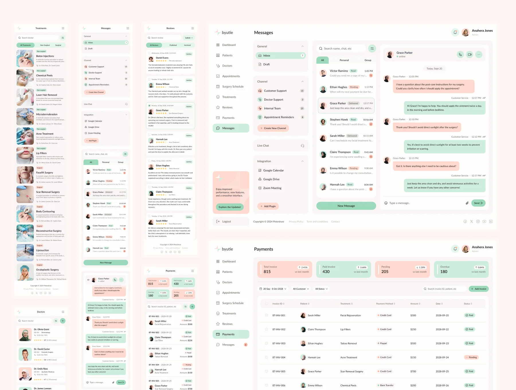 Byutie - Beauty Clinic Management Dashboard 7
