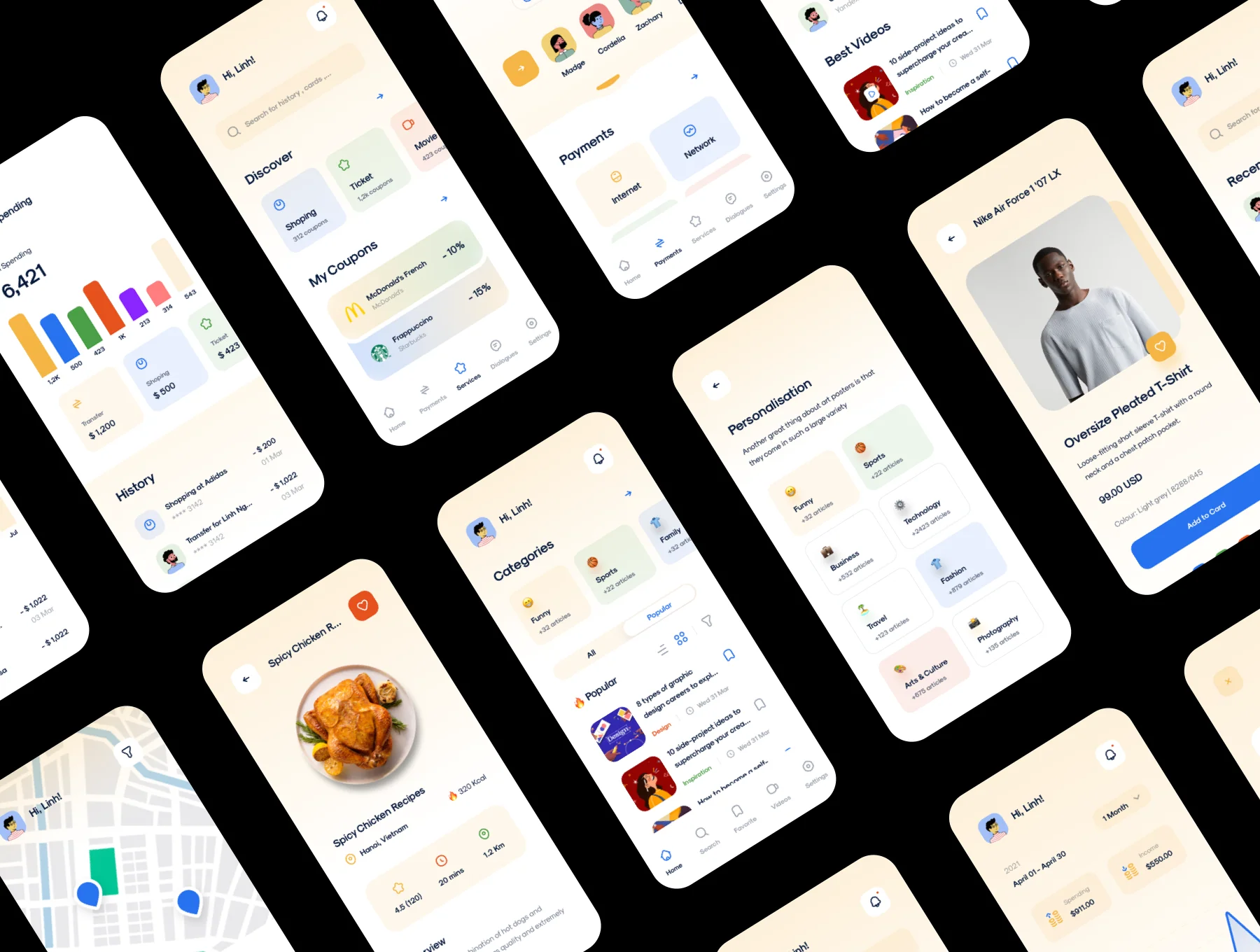 CaAll Dashboard & App UI Kit 4