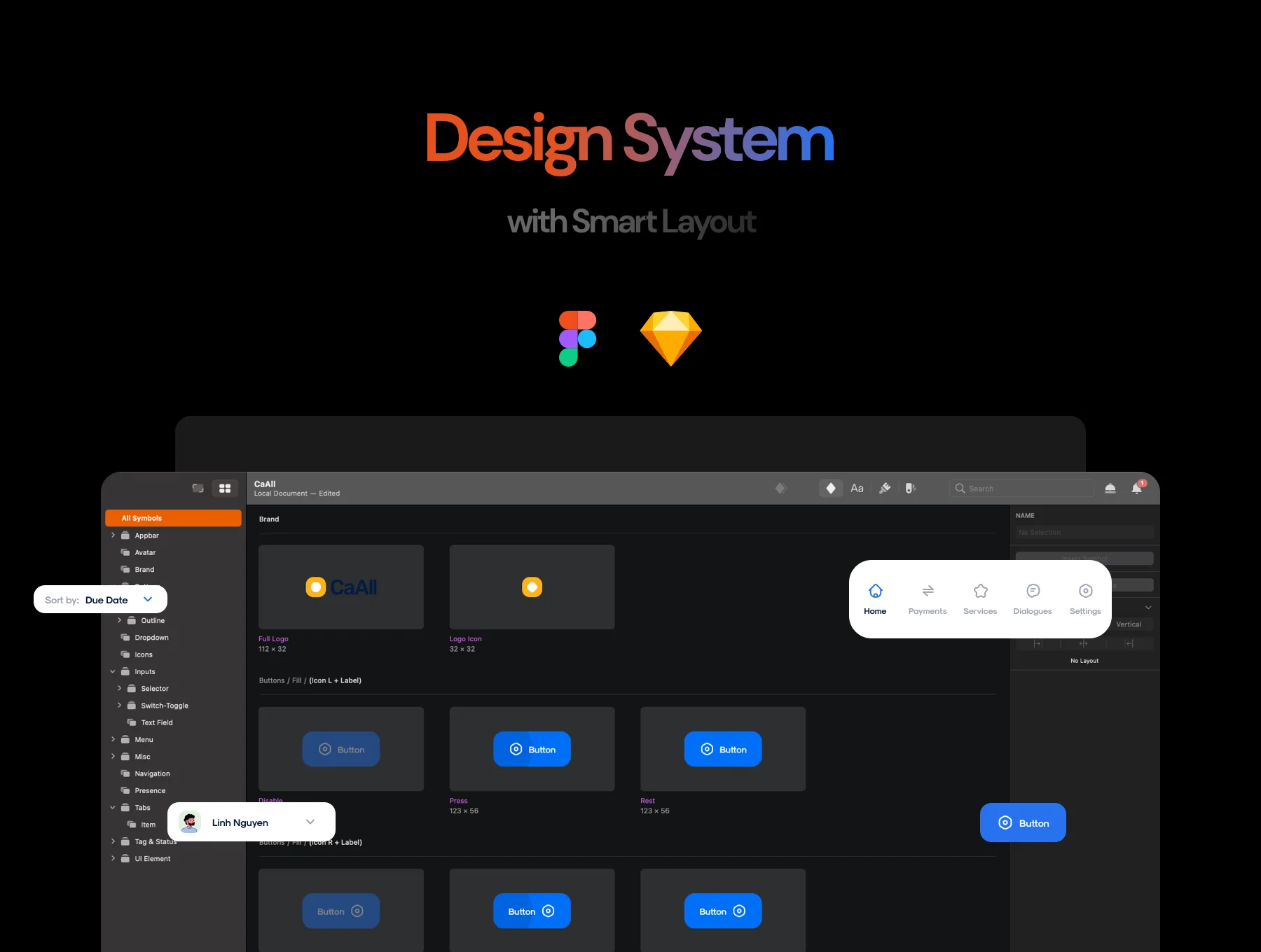 CaAll Dashboard & App UI Kit 7