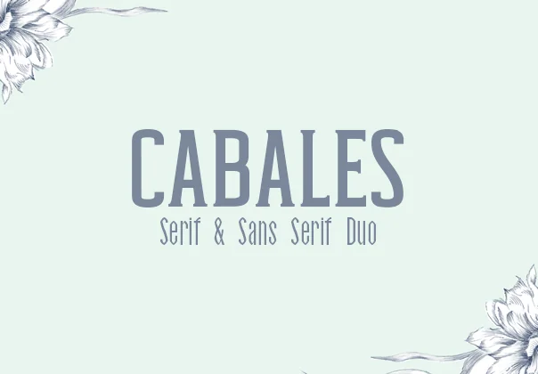 Cabales Duo Font