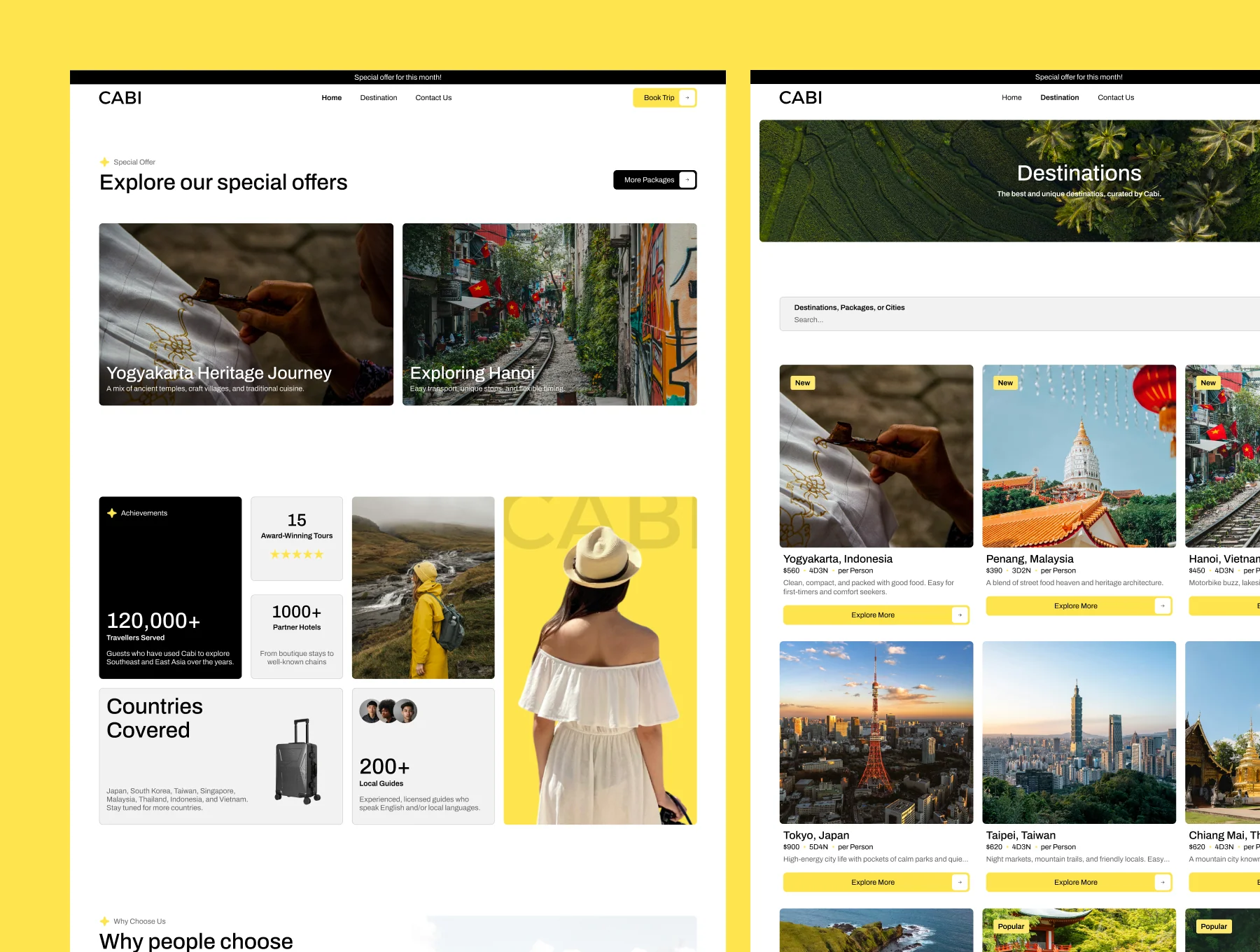 CABI - Travel Agency Framer Template 2