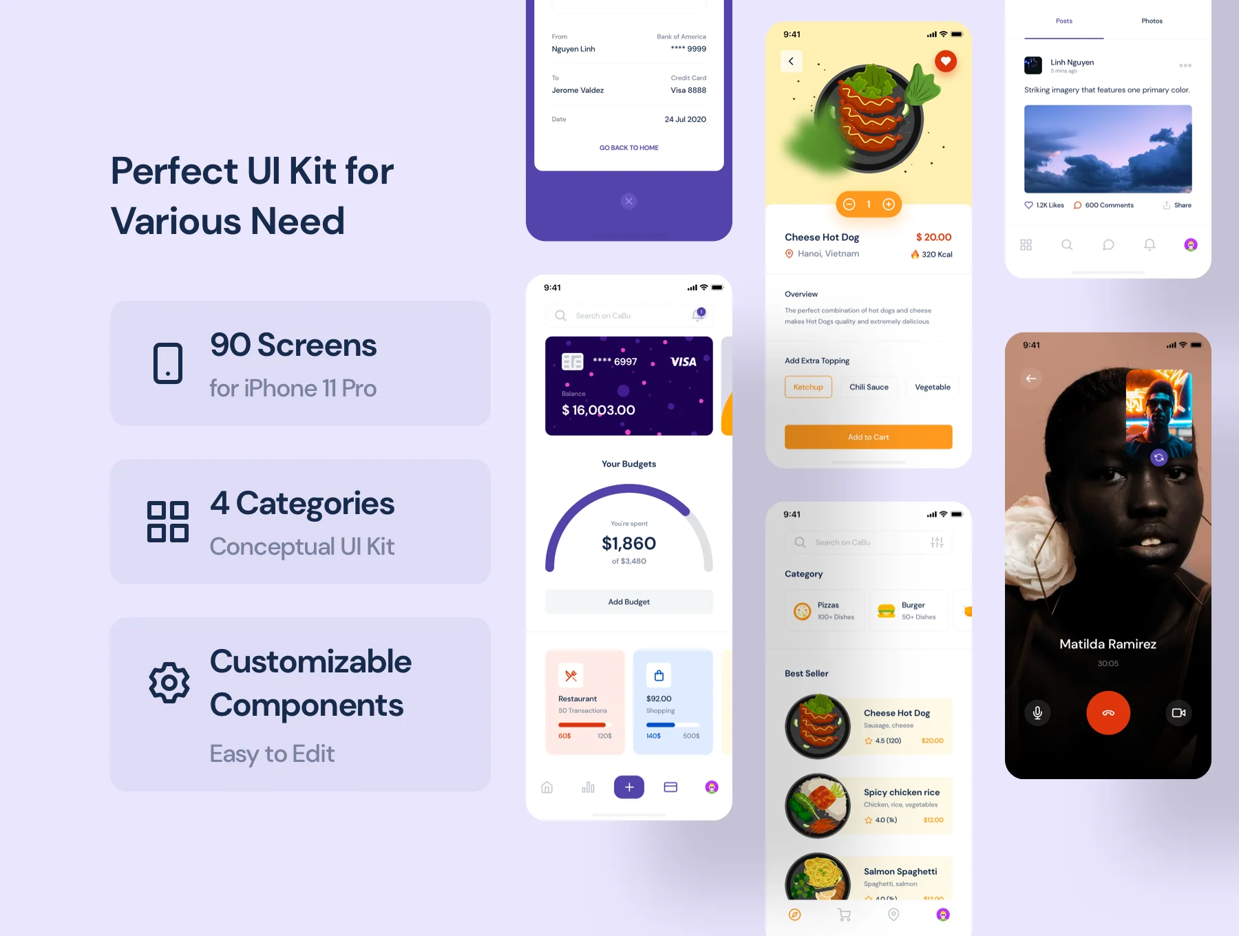CaBu Multi-Purpose iOS UI Kit 2