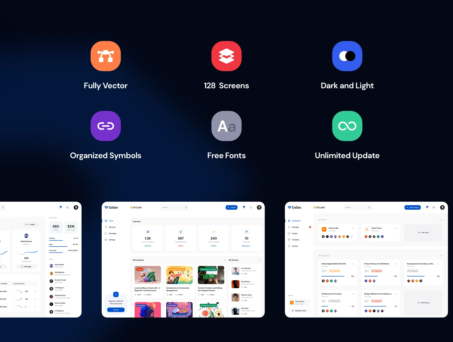 CaDas Dashboard UI Kit 2