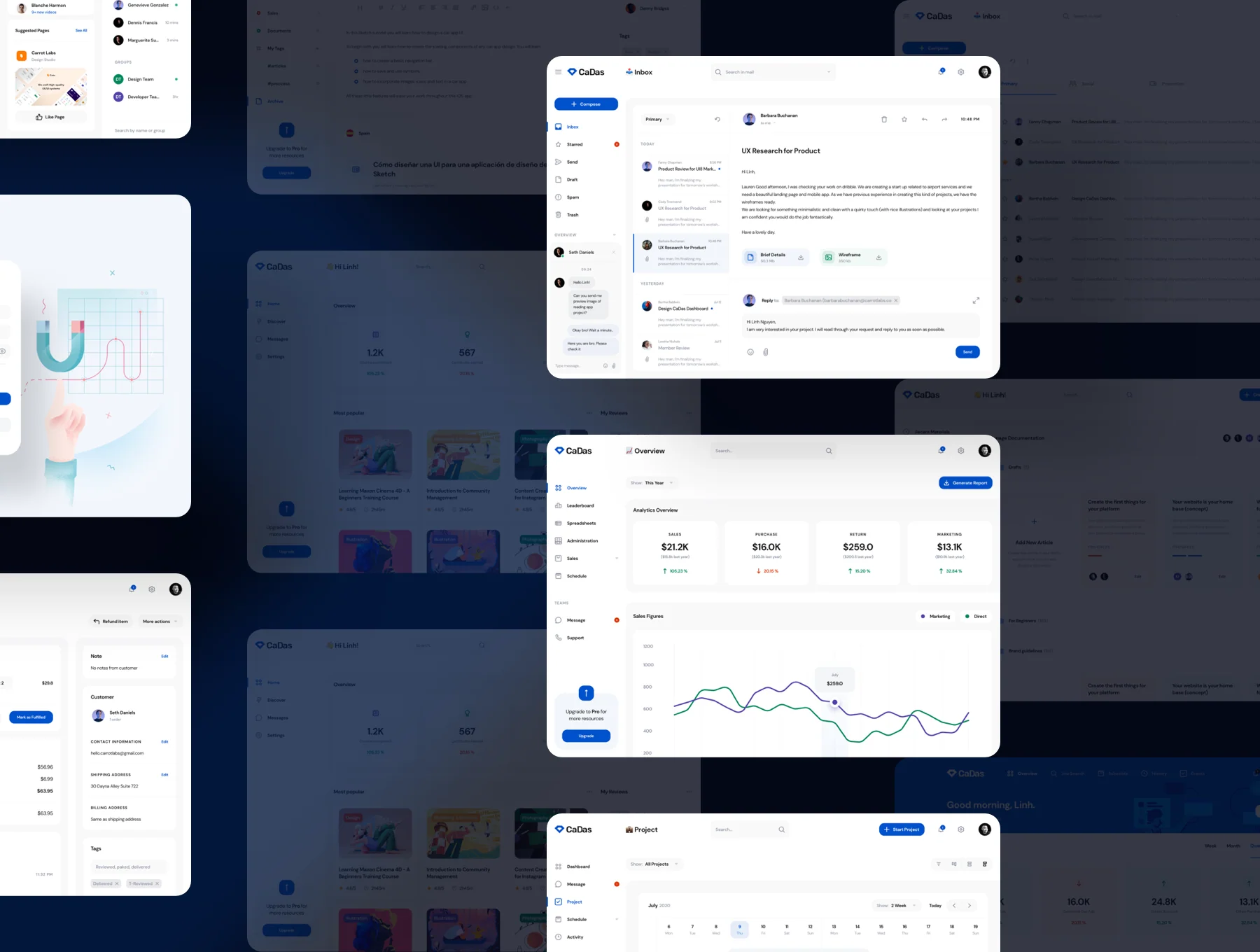 CaDas Dashboard UI Kit 4