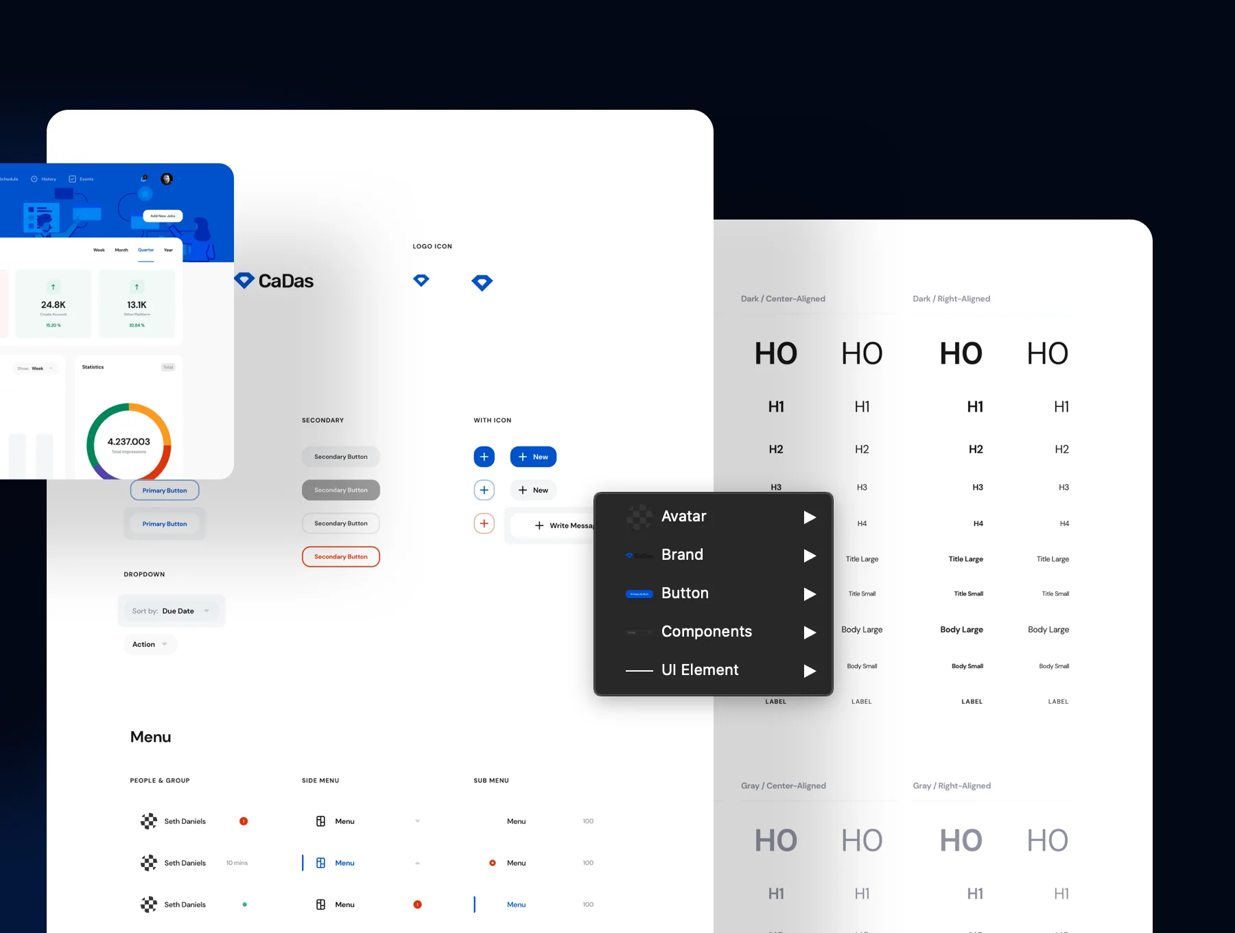 CaDas Dashboard UI Kit 6