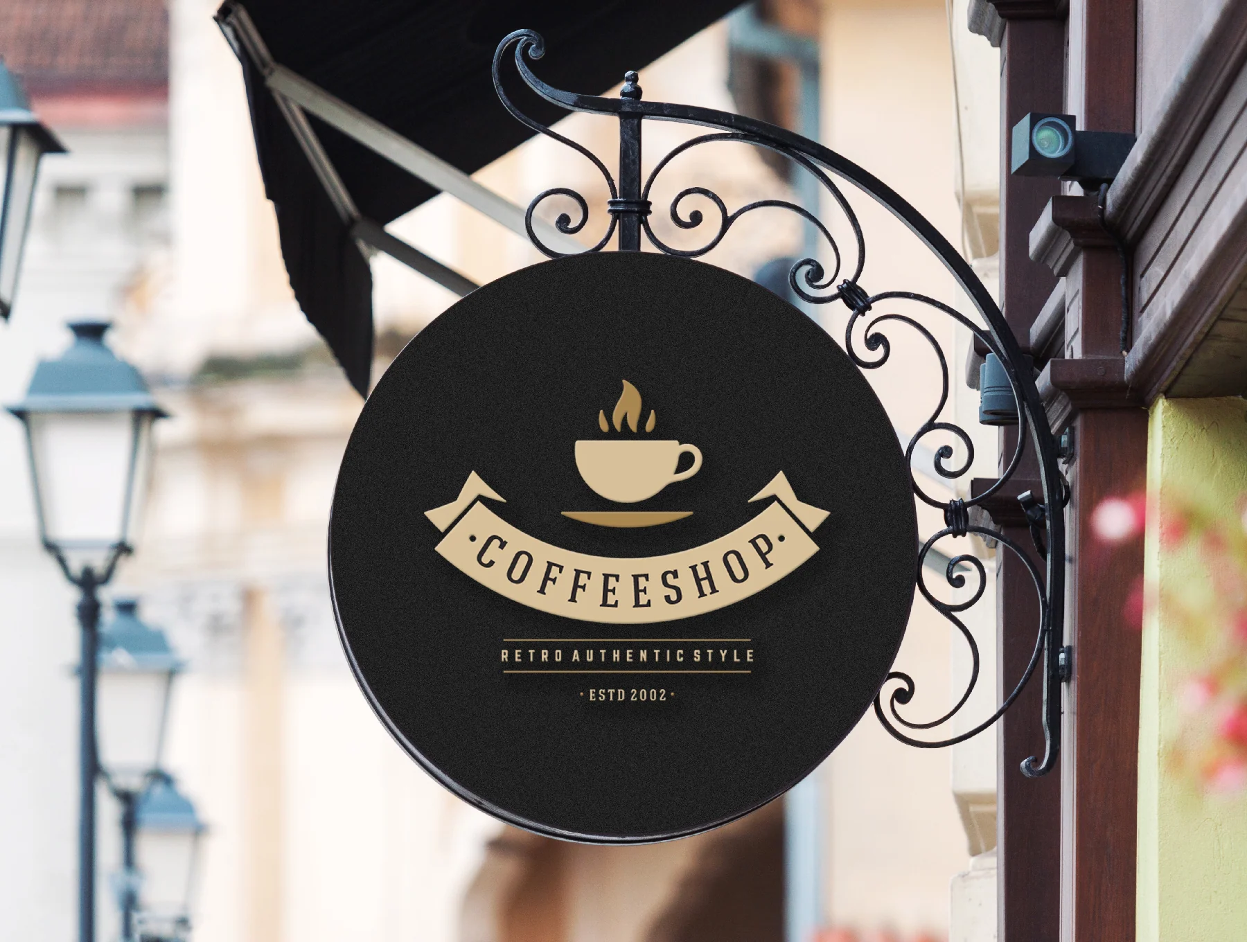 Cafe and Coffee Shop Logo Mockups 2