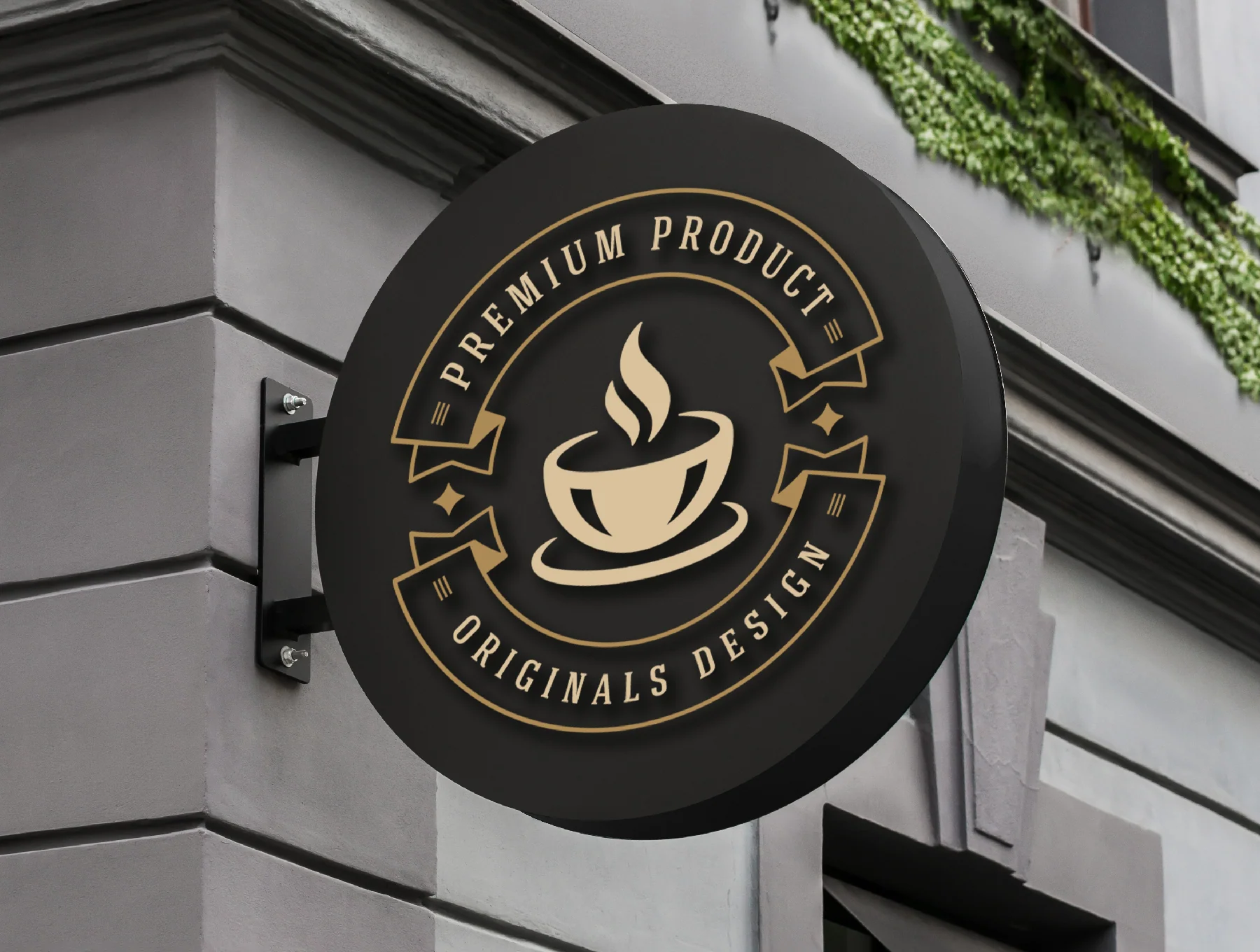 Cafe and Coffee Shop Logo Mockups 4