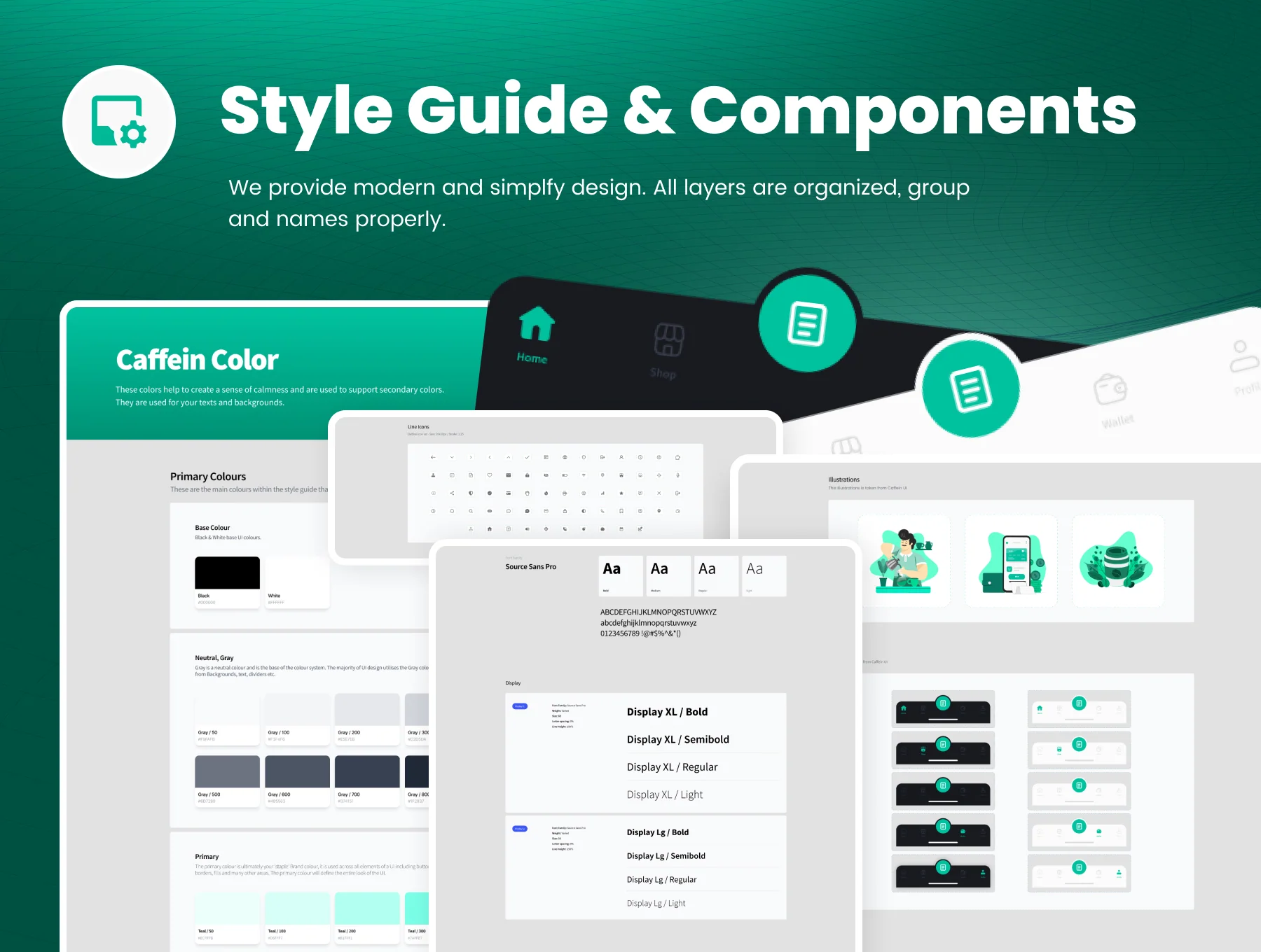 Caffein - Coffee Shop App UI Kit 4