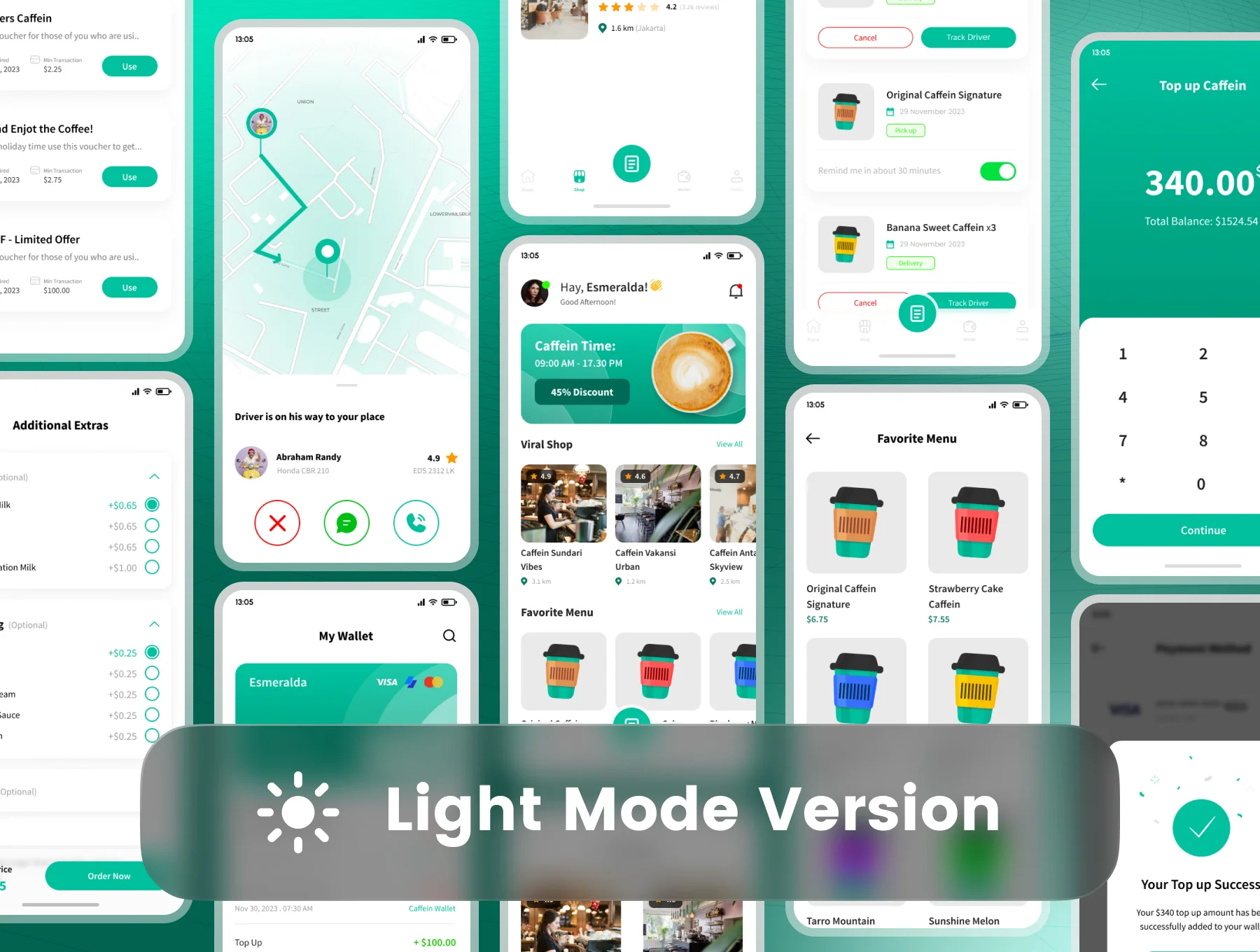 Caffein - Coffee Shop App UI Kit 5