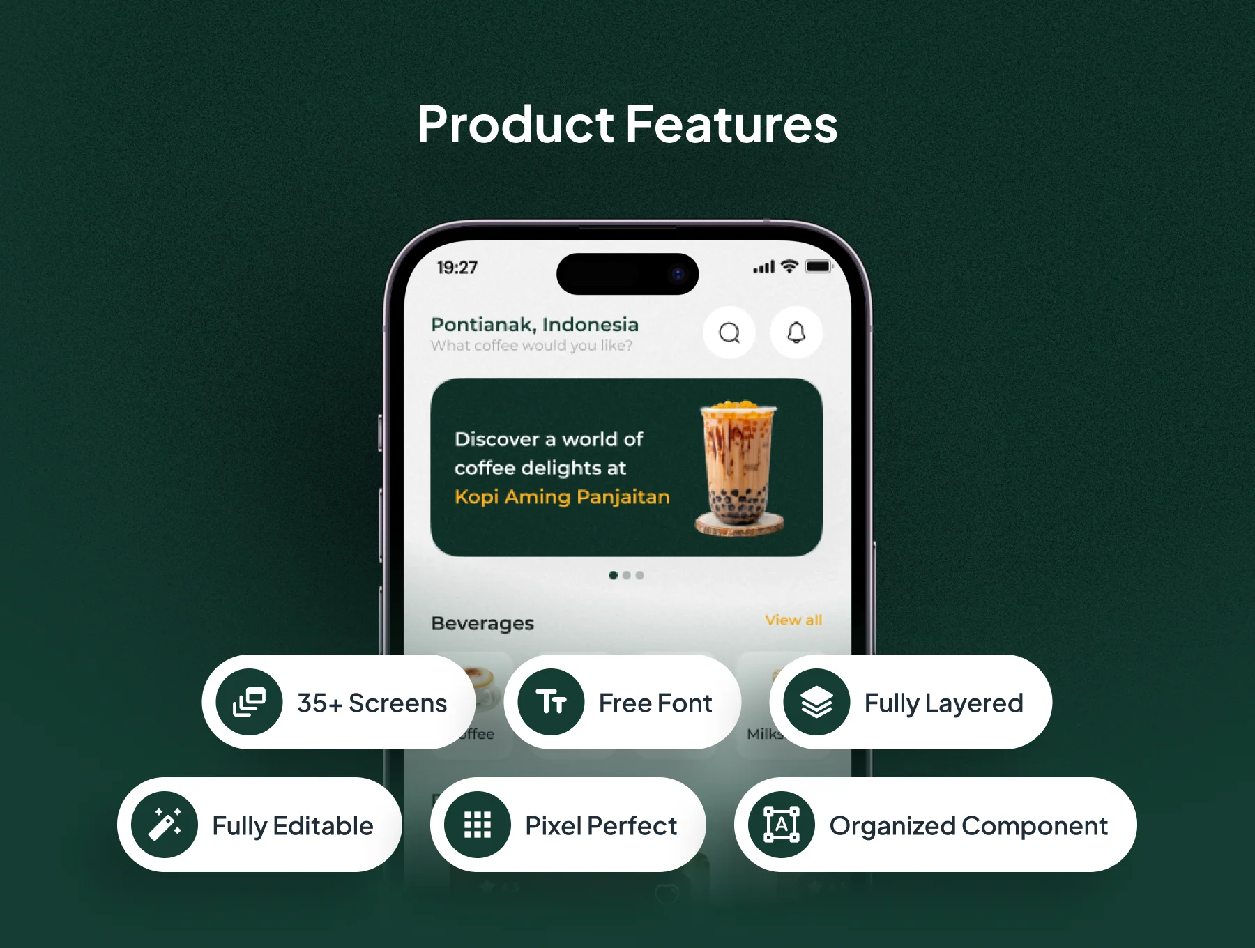 Caffess - Coffe Shop App UI Kit