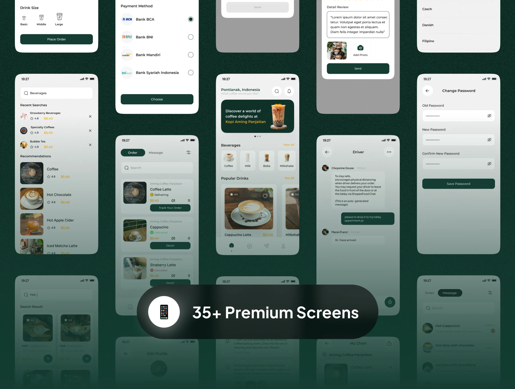 Caffess - Coffe Shop App UI Kit 5