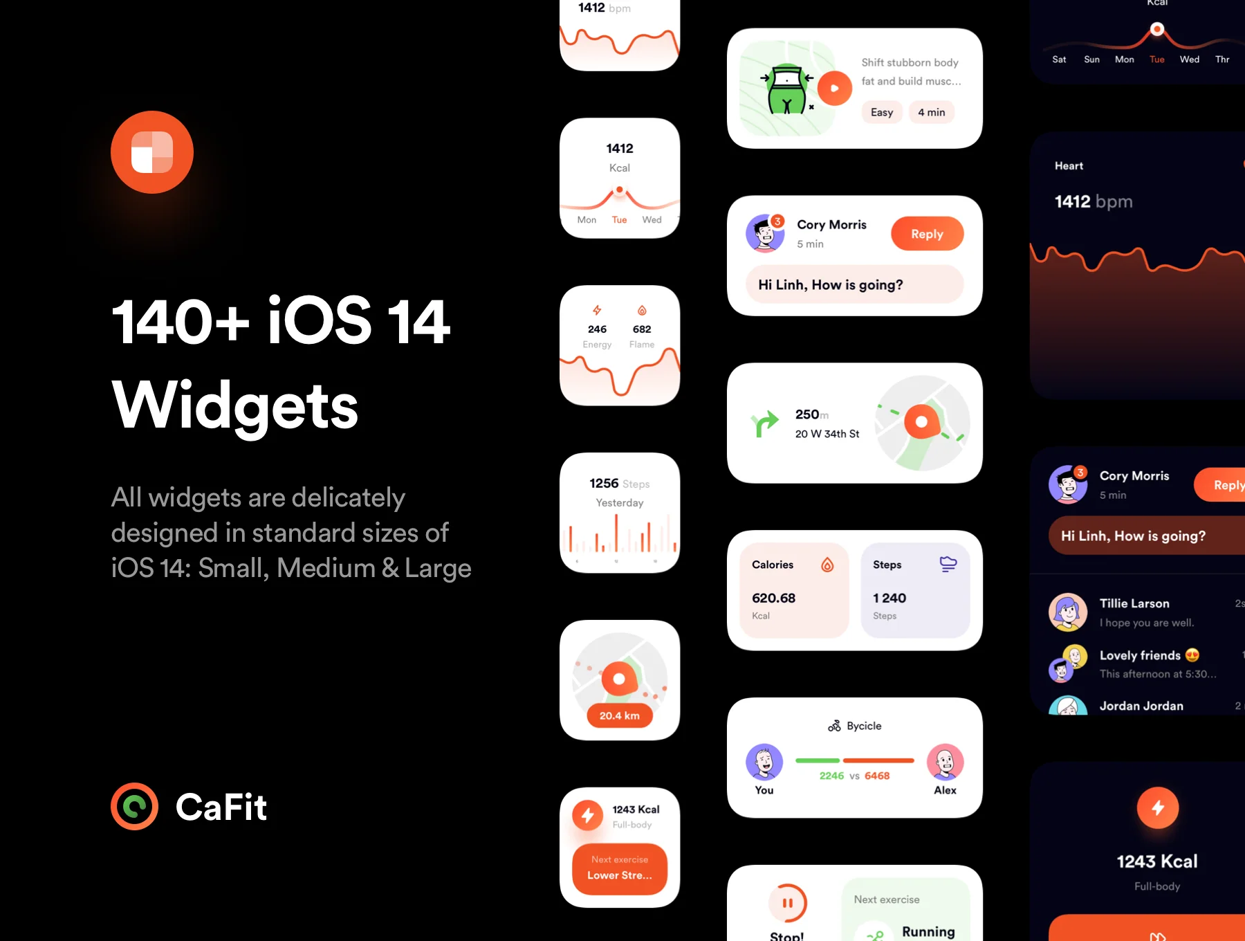 CaFit Fitness UI Kit 4