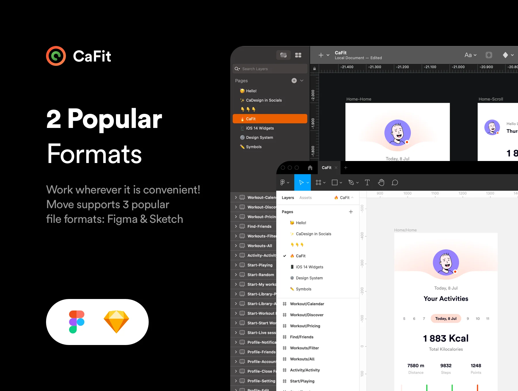 CaFit Fitness UI Kit 8