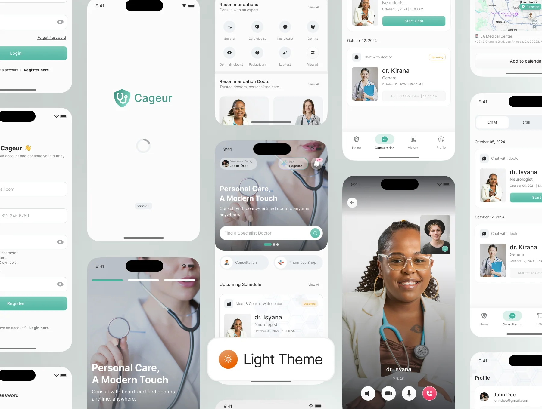 Cageur - Health Care App UI Kit 5