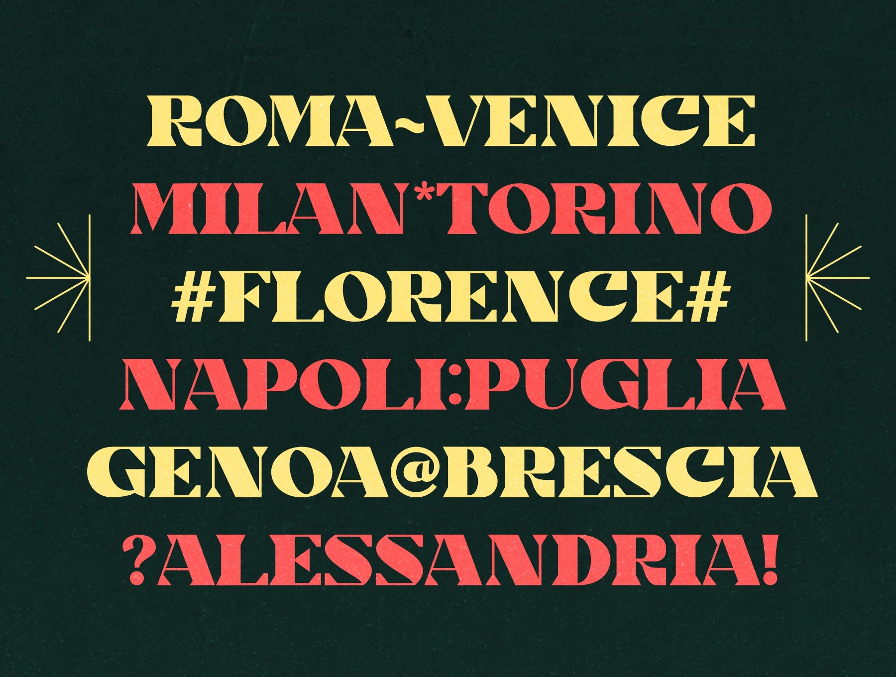 Cagila - Display Typeface 5
