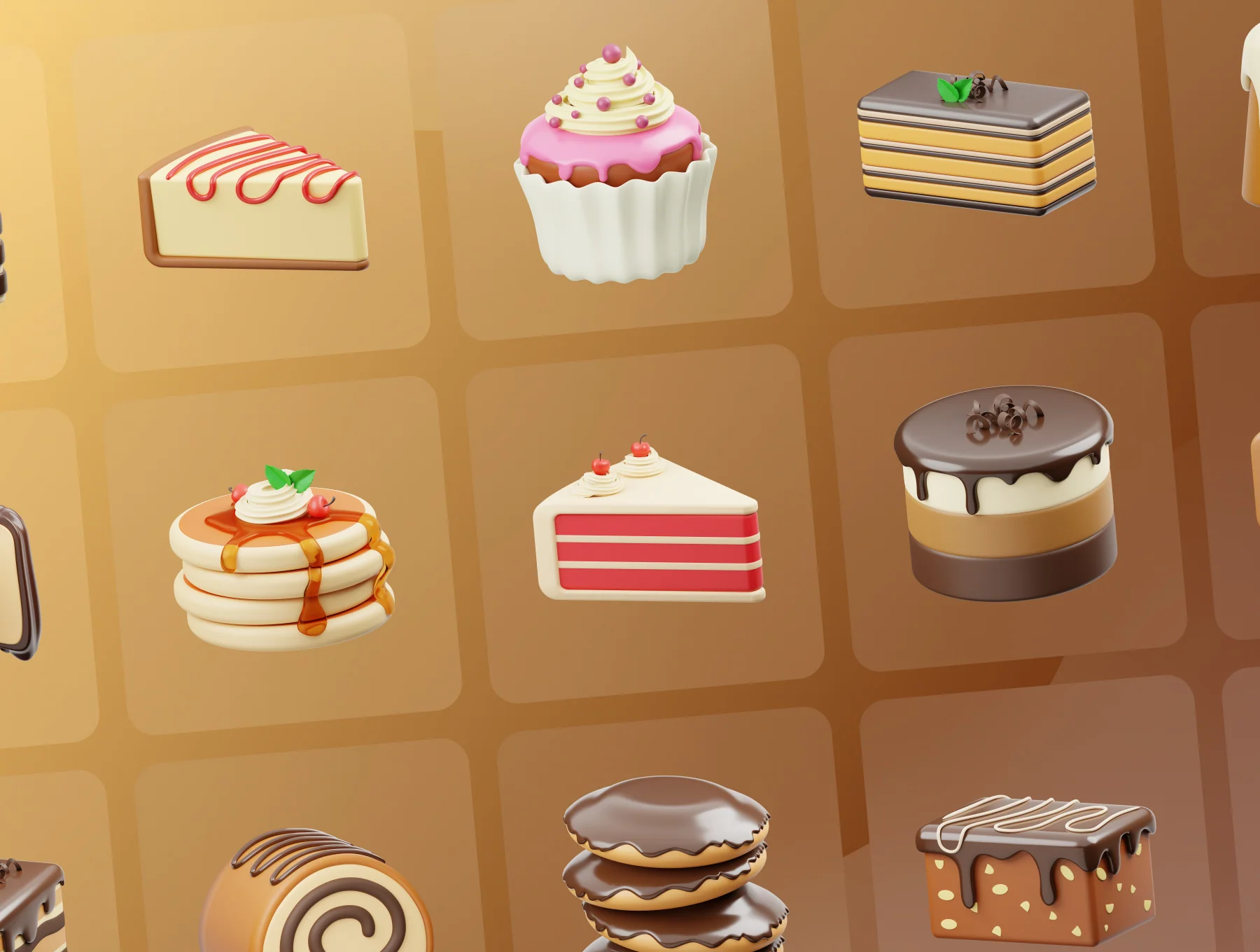 Cakes 3D Icon 5