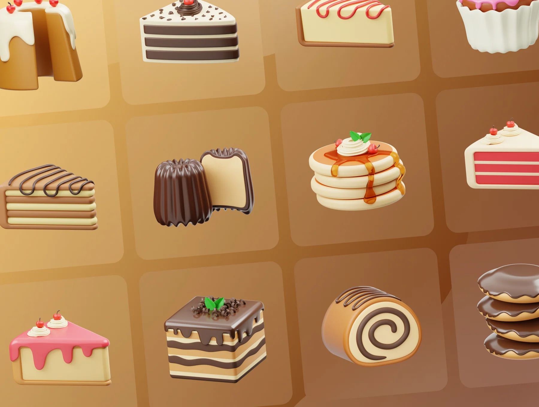 Cakes 3D Icon 6
