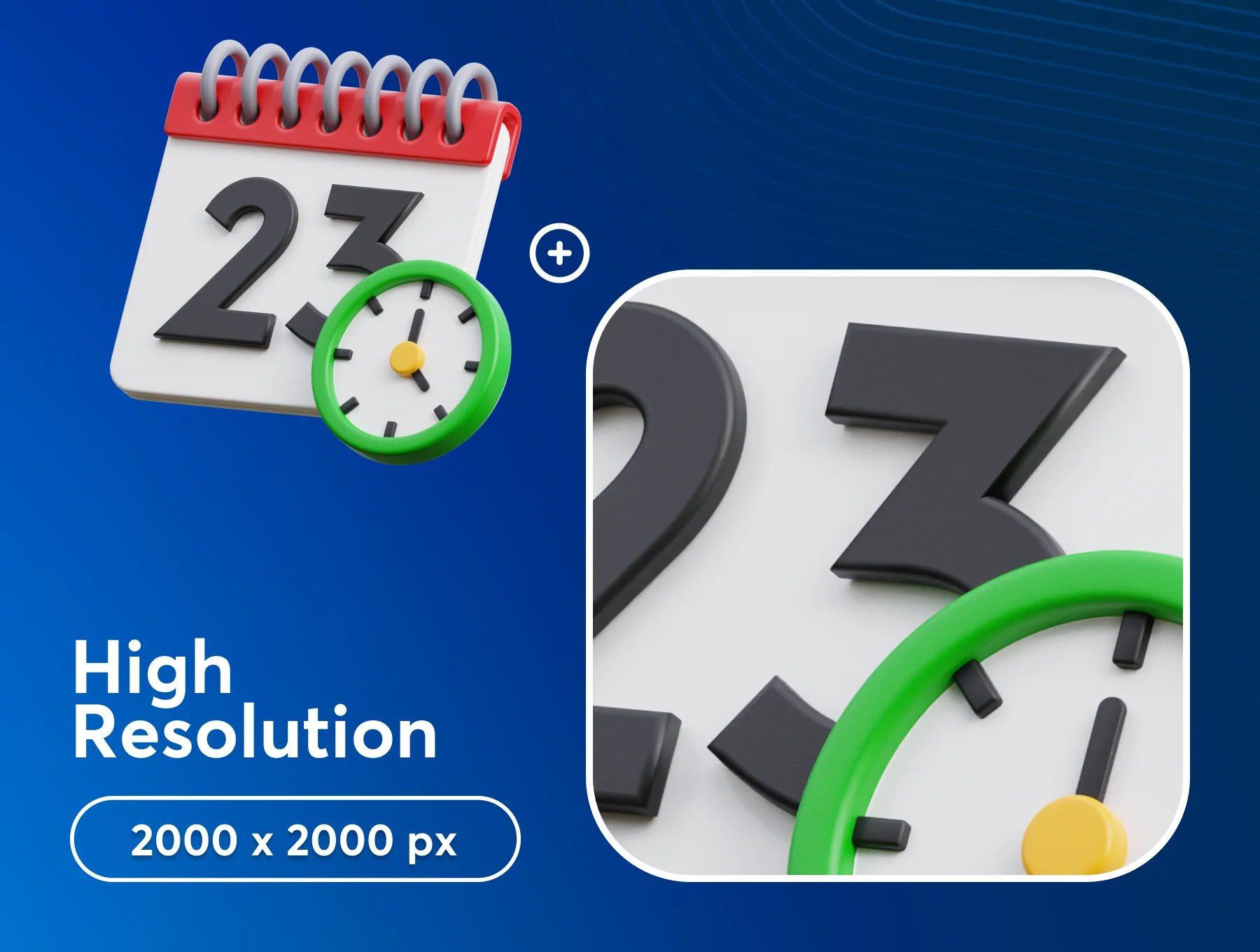 Calendar & Time Management 3D Icon Set 3