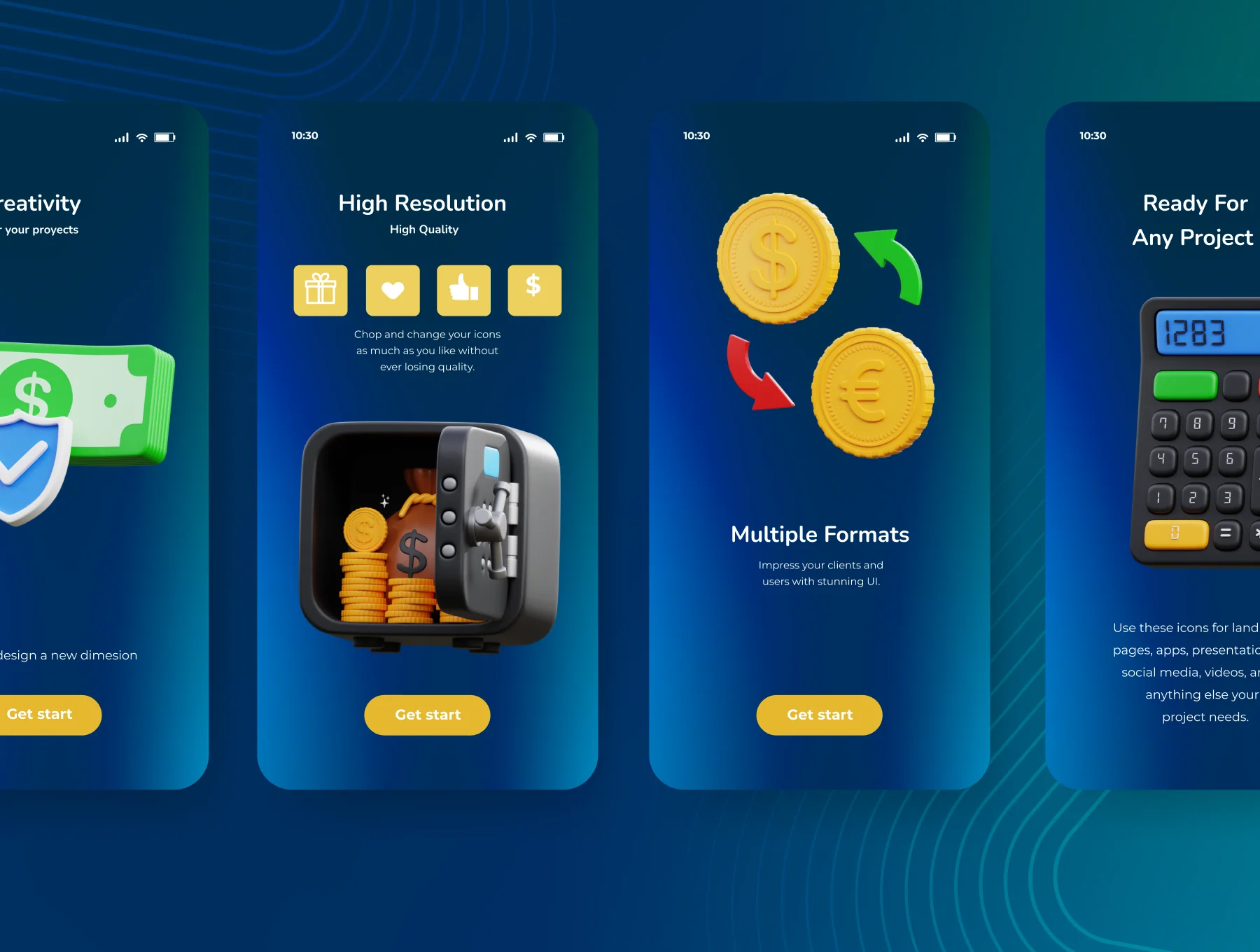 Calendar & Time Management 3D Icon Set 4