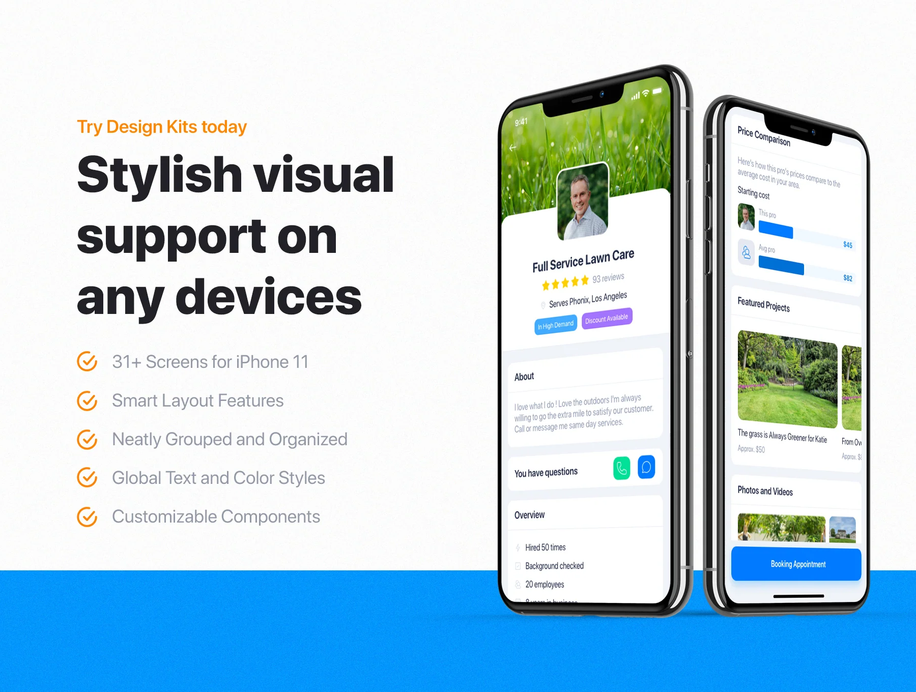 CallmeBack - Handyman Service UI Kit 4