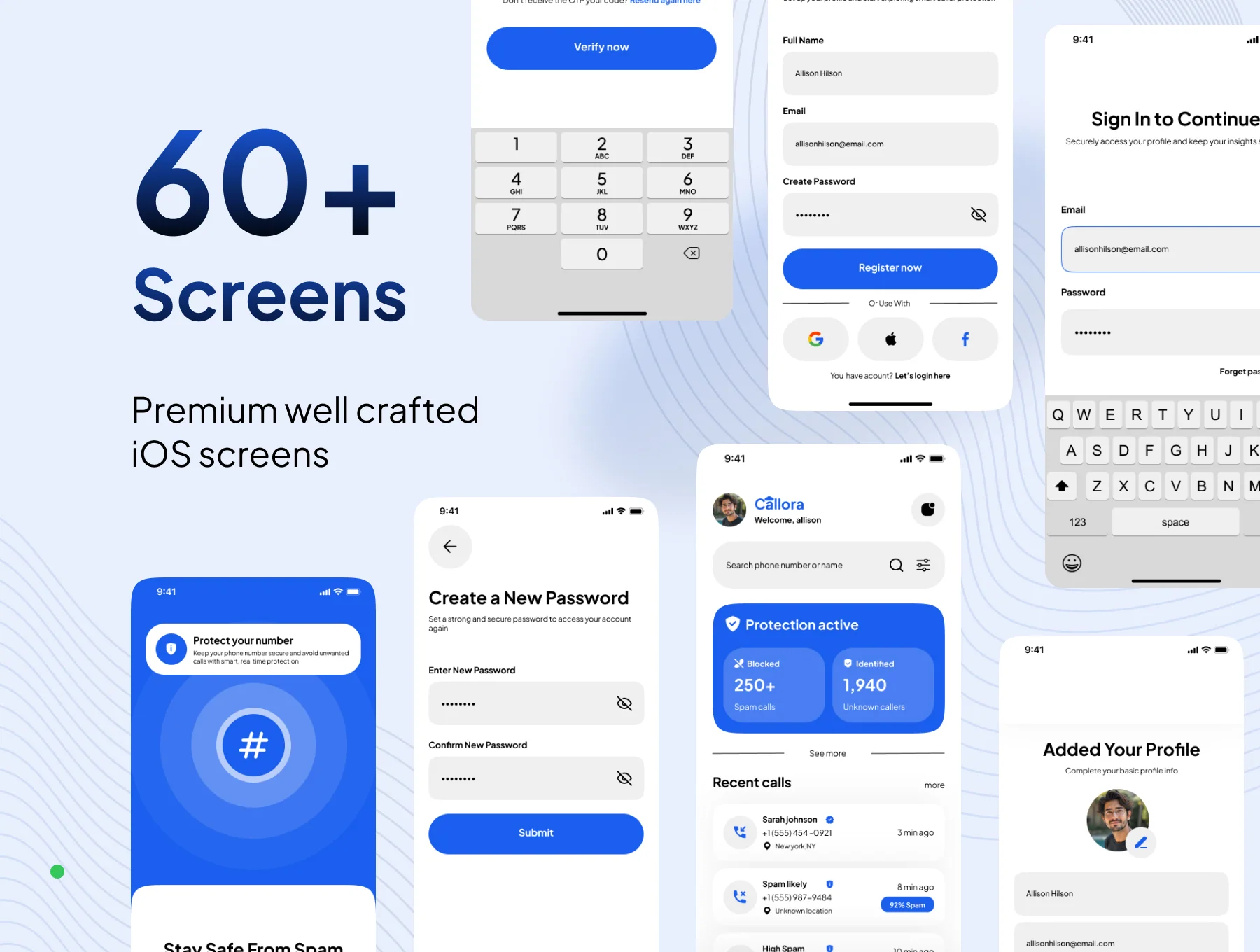 Callora - Smart Caller Protection App UI Kit 2