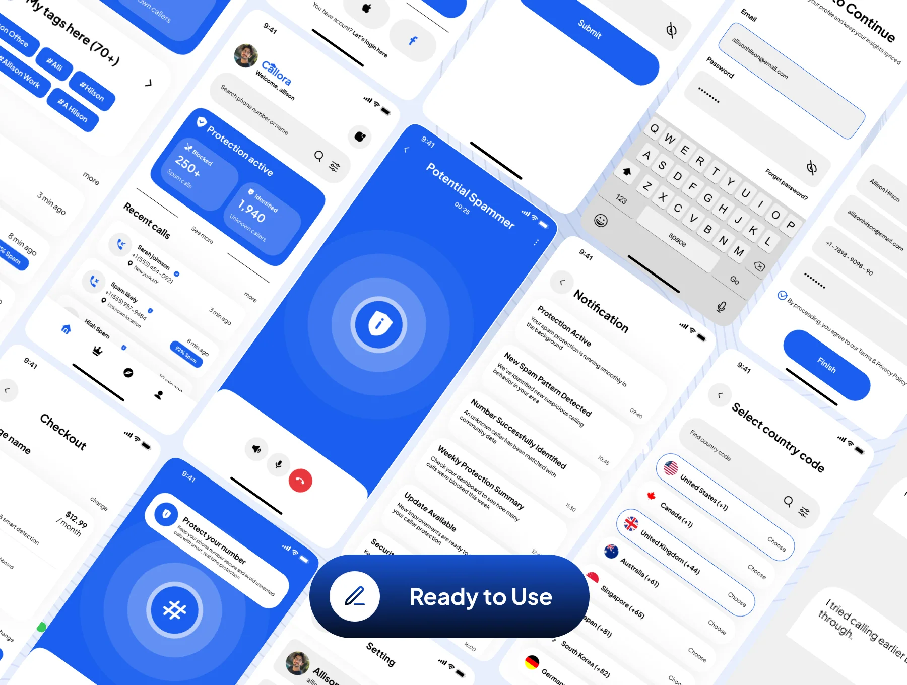 Callora - Smart Caller Protection App UI Kit 7