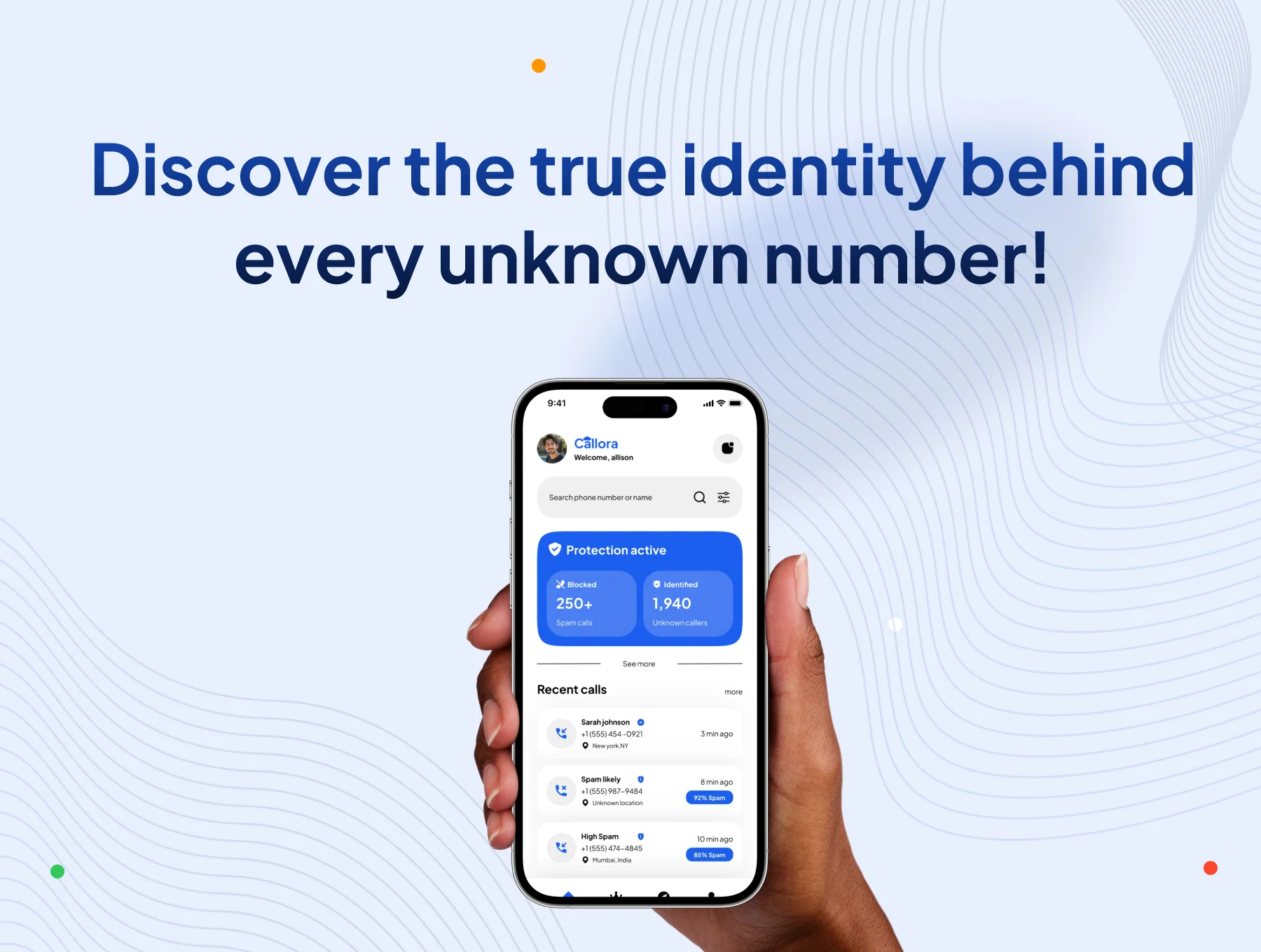 Callora - Smart Caller Protection App UI Kit 8