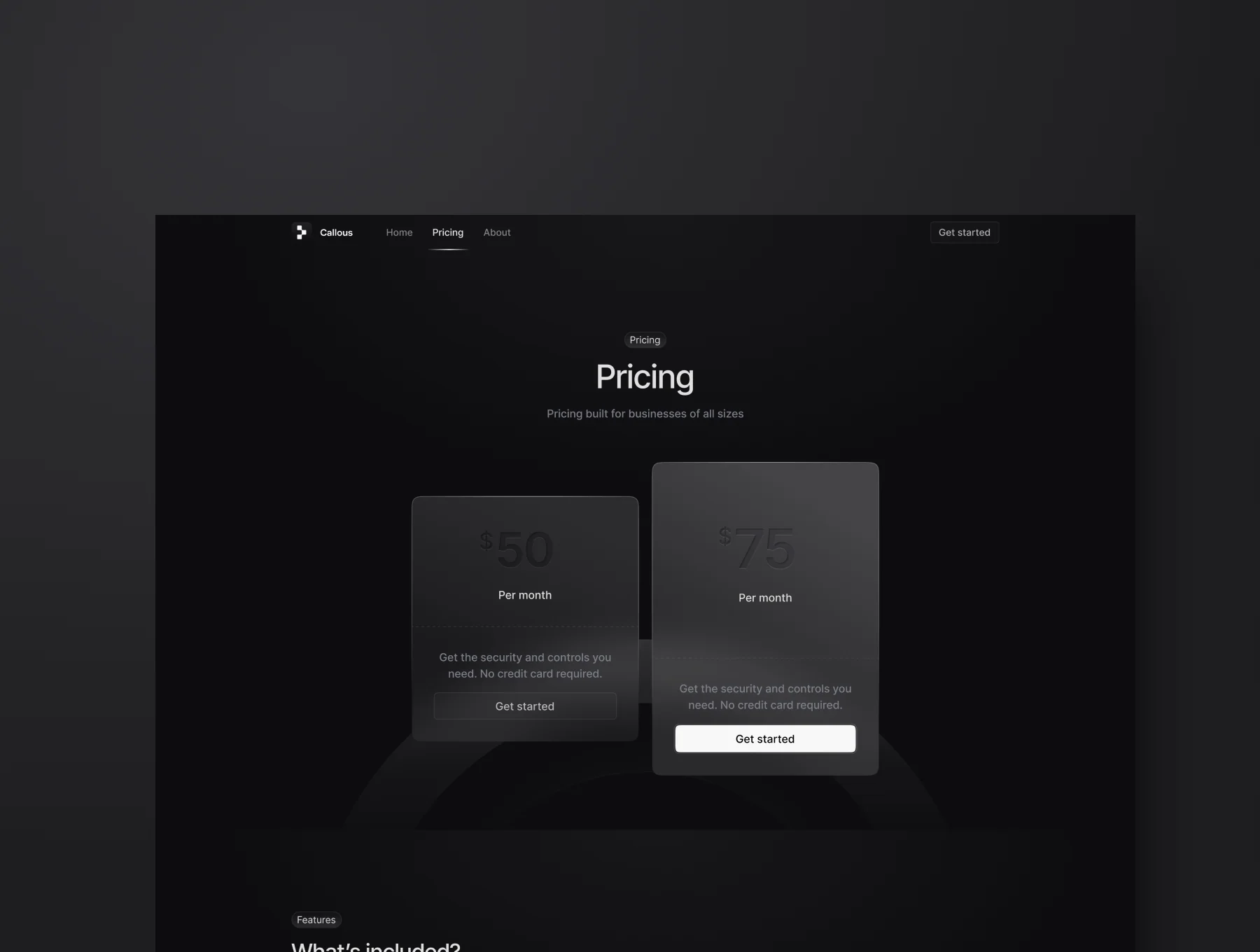 Callous - Premium SaaS Marketing Template 5