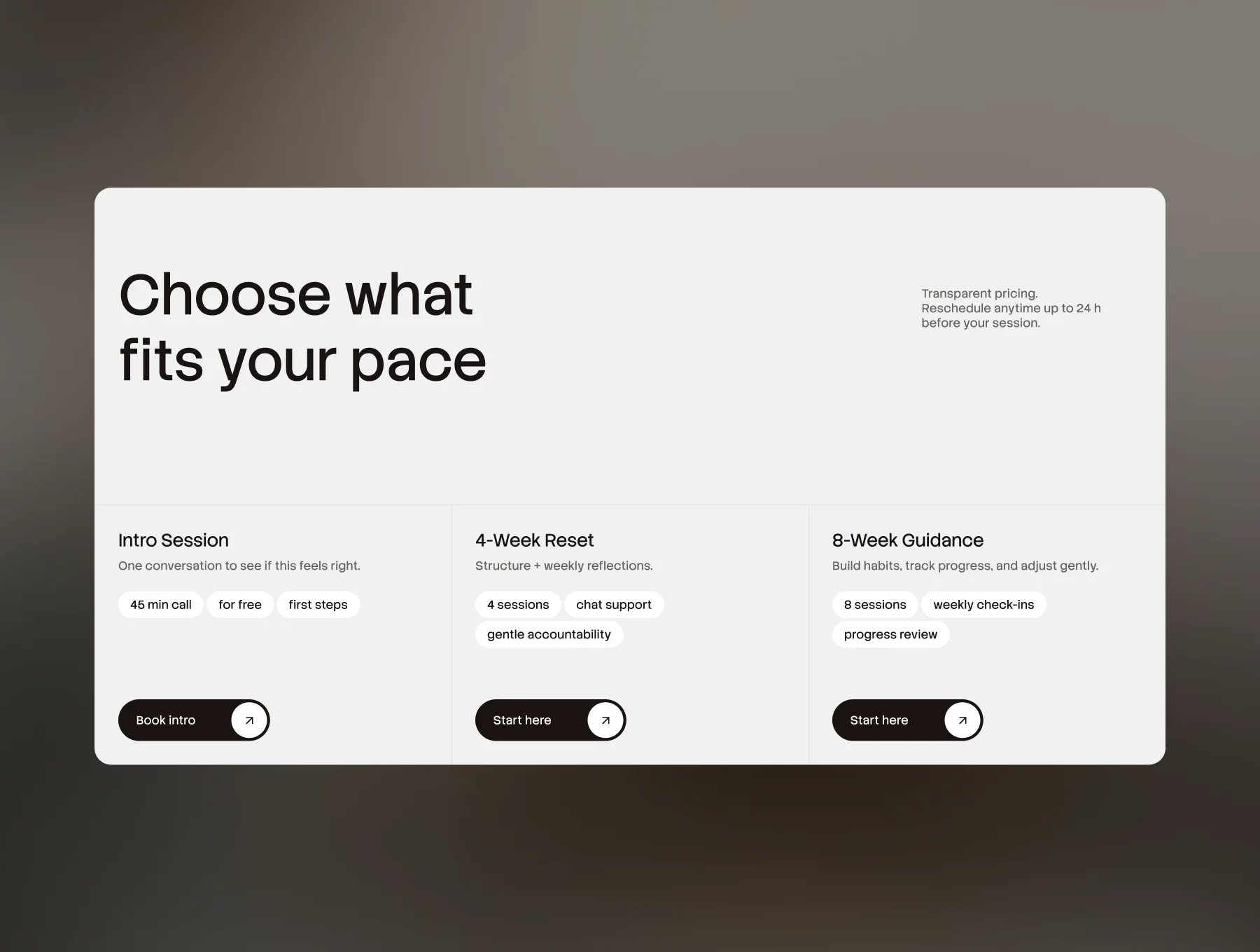 CalmCoach — Wellness & Life Coach Framer Template 3