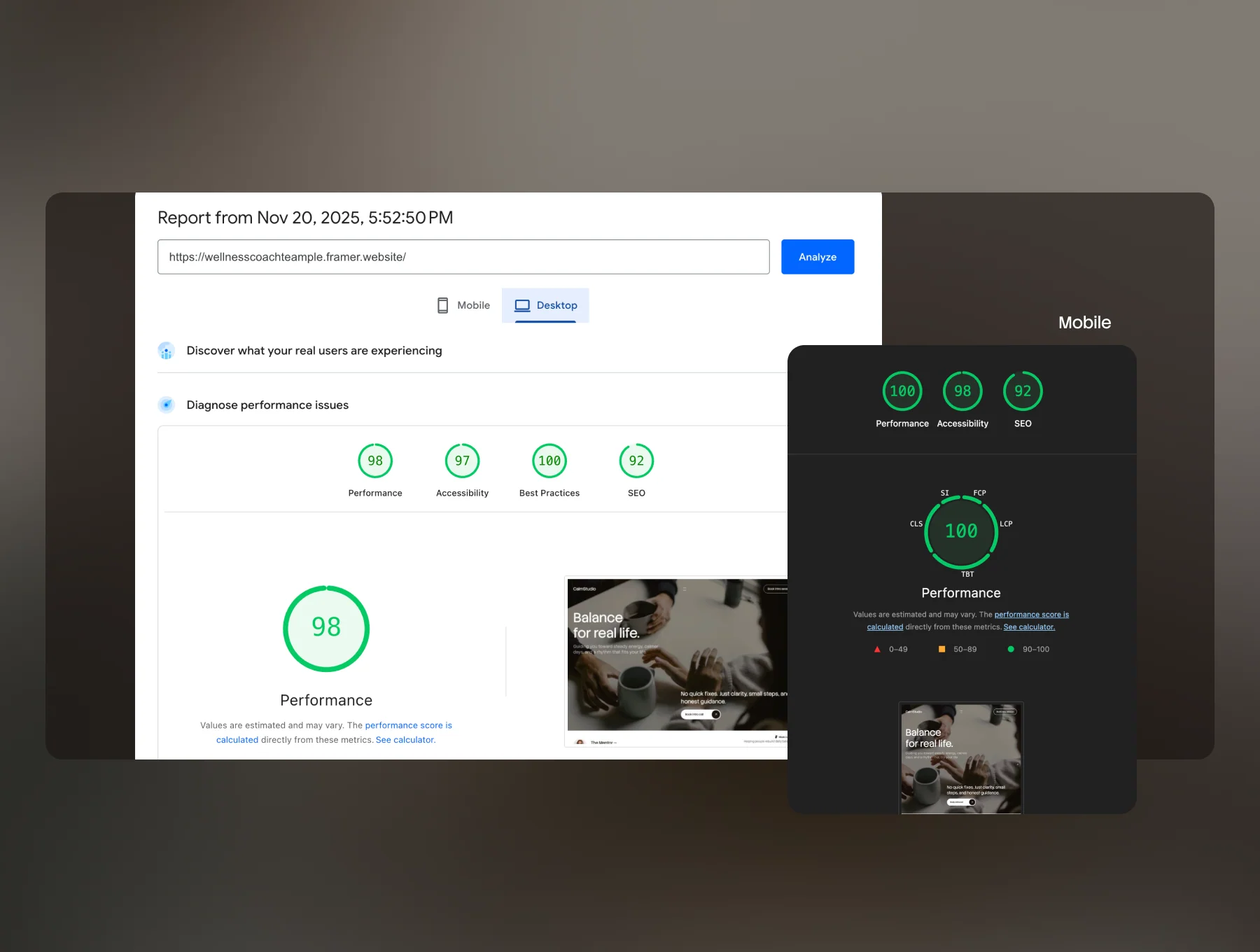 CalmCoach — Wellness & Life Coach Framer Template 7